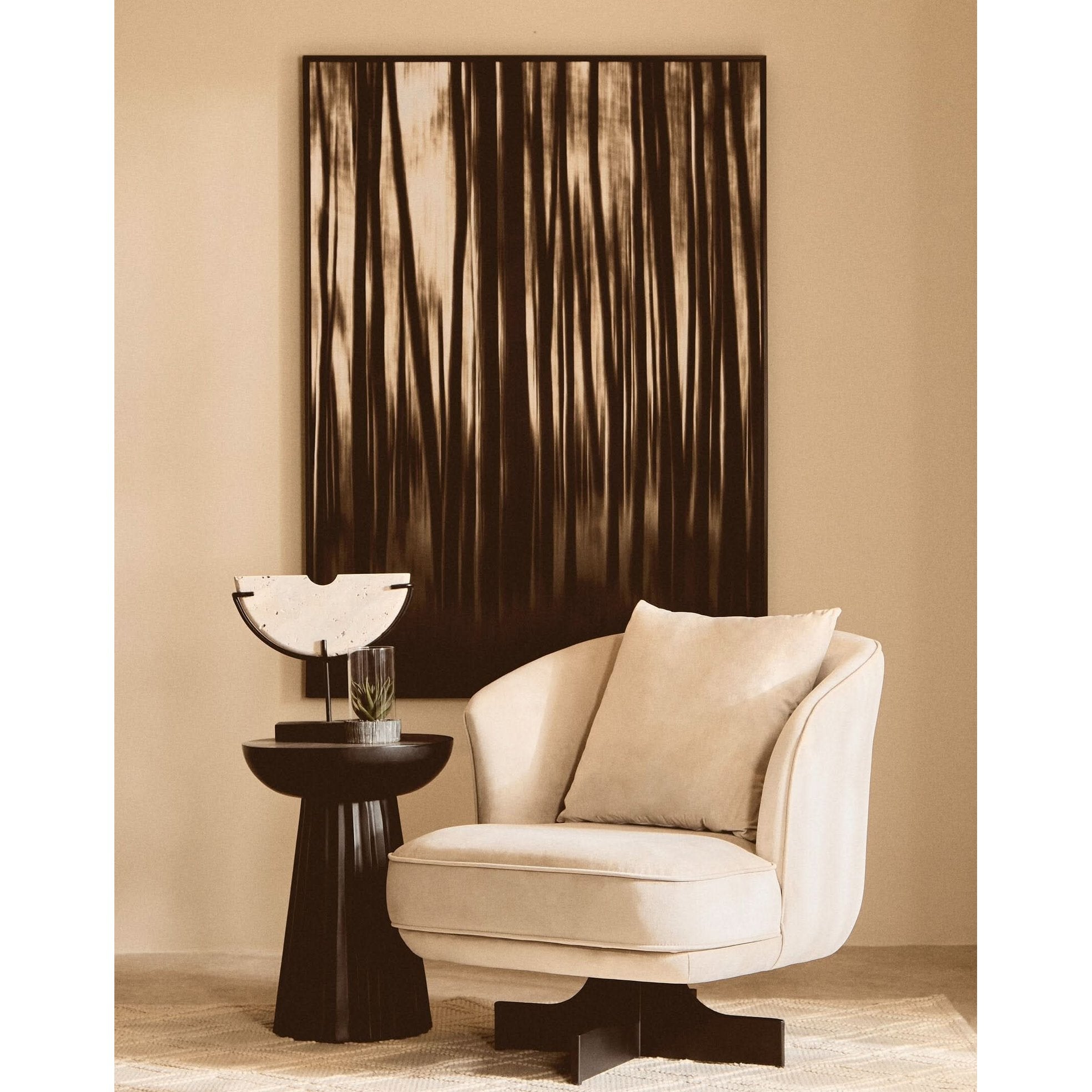 Tibor Travertine Small Sculpture   Nicholas John Interiors