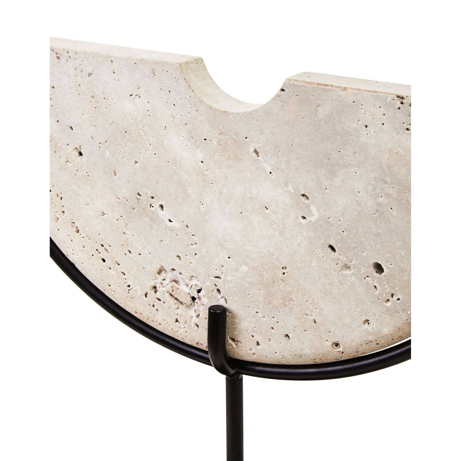 Tibor Travertine Small Sculpture   Nicholas John Interiors