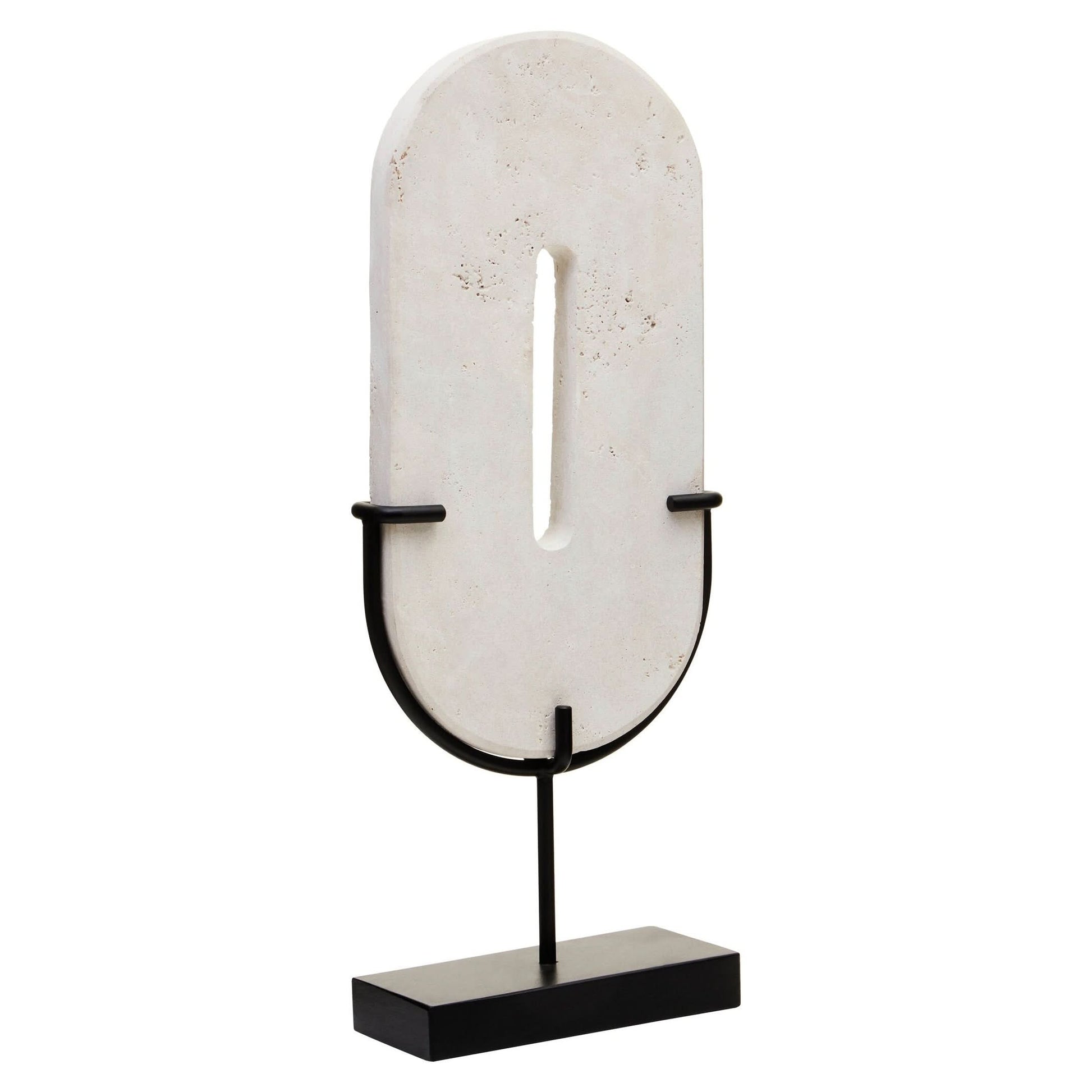Tibor Travertine Large Sculpture   Nicholas John Interiors