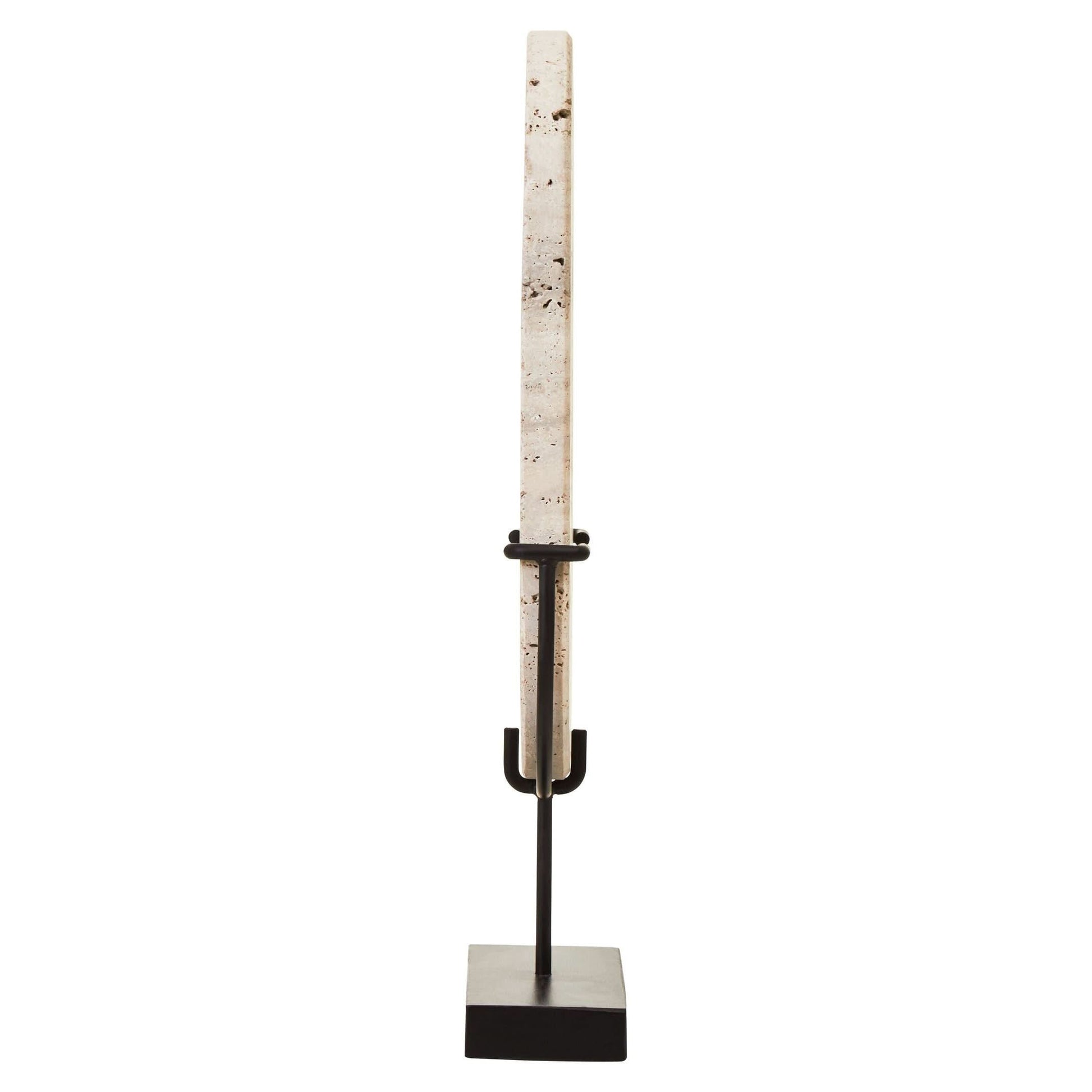 Tibor Travertine Large Sculpture   Nicholas John Interiors