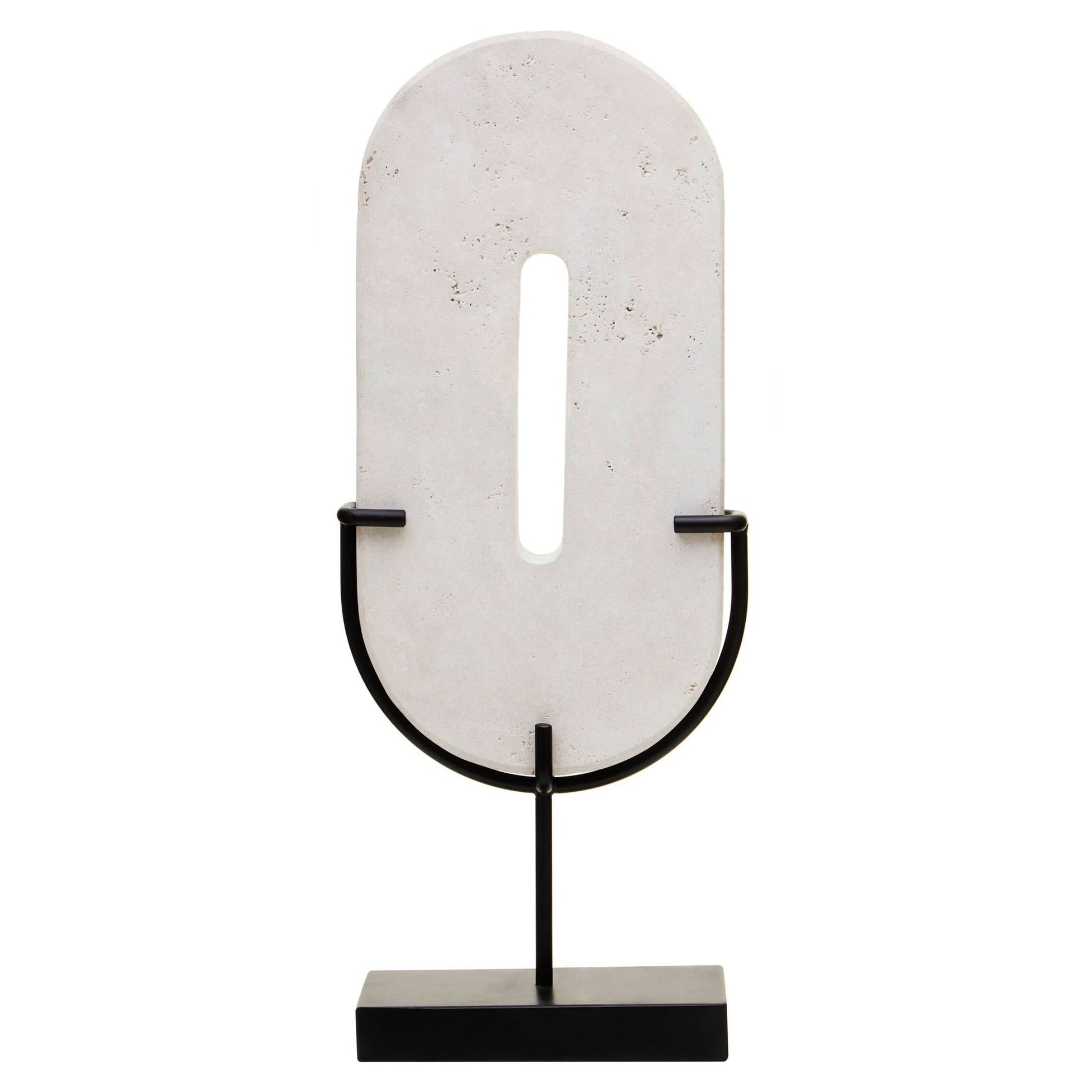 Tibor Travertine Large Sculpture   Nicholas John Interiors