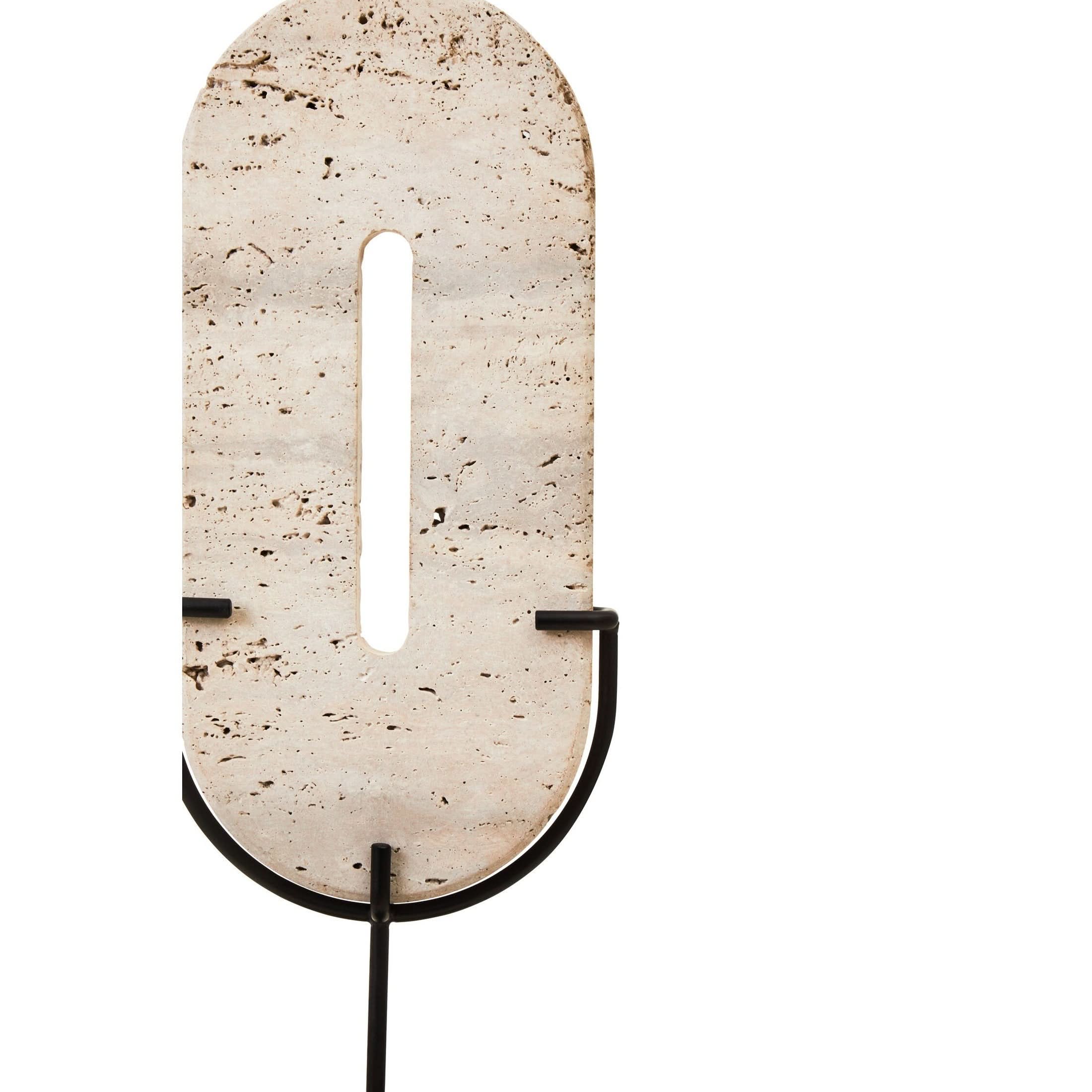 Tibor Travertine Large Sculpture   Nicholas John Interiors