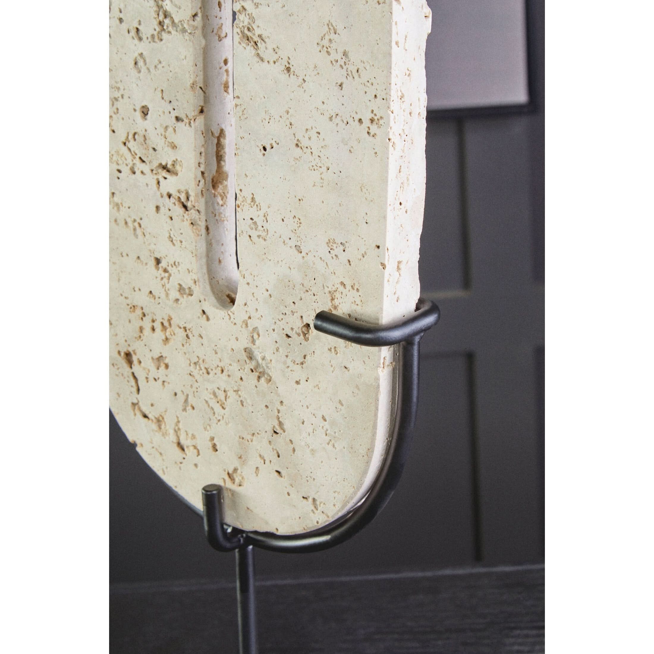Tibor Travertine Large Sculpture   Nicholas John Interiors