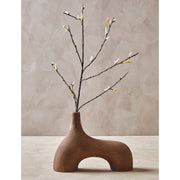 Dunas Small Textured Beige Abstract Vase   Nicholas John Interiors