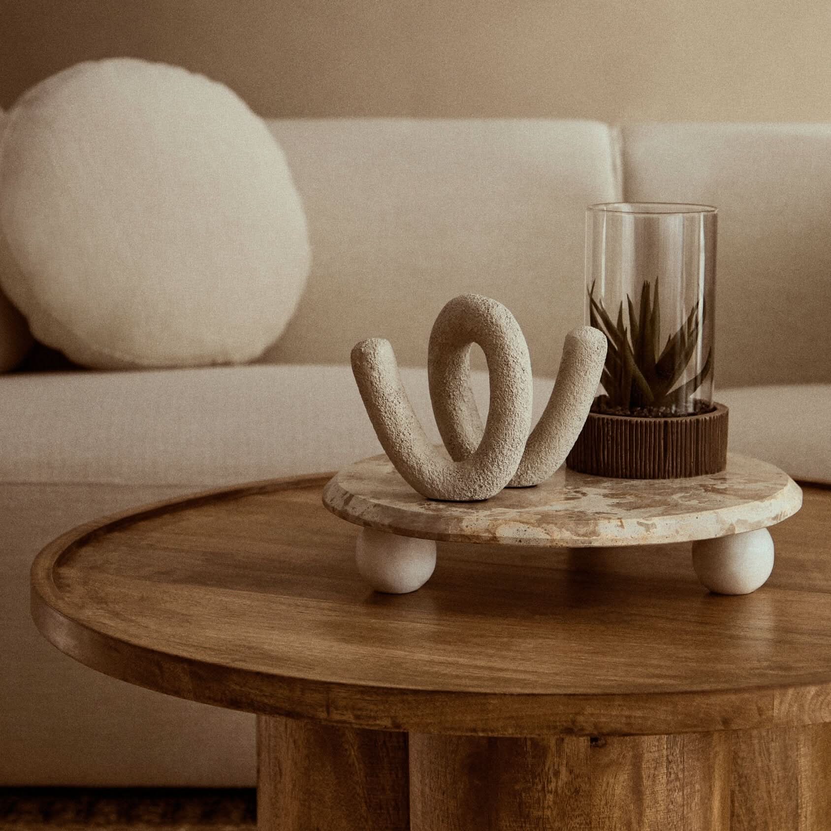 Santino Chocolate Marble Riser   Nicholas John Interiors
