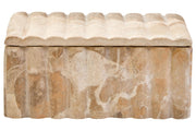 Santino Rectangular Chocolate Marble Box   Nicholas John Interiors