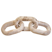 Santino Chocolate Marble Three Link Chain   Nicholas John Interiors