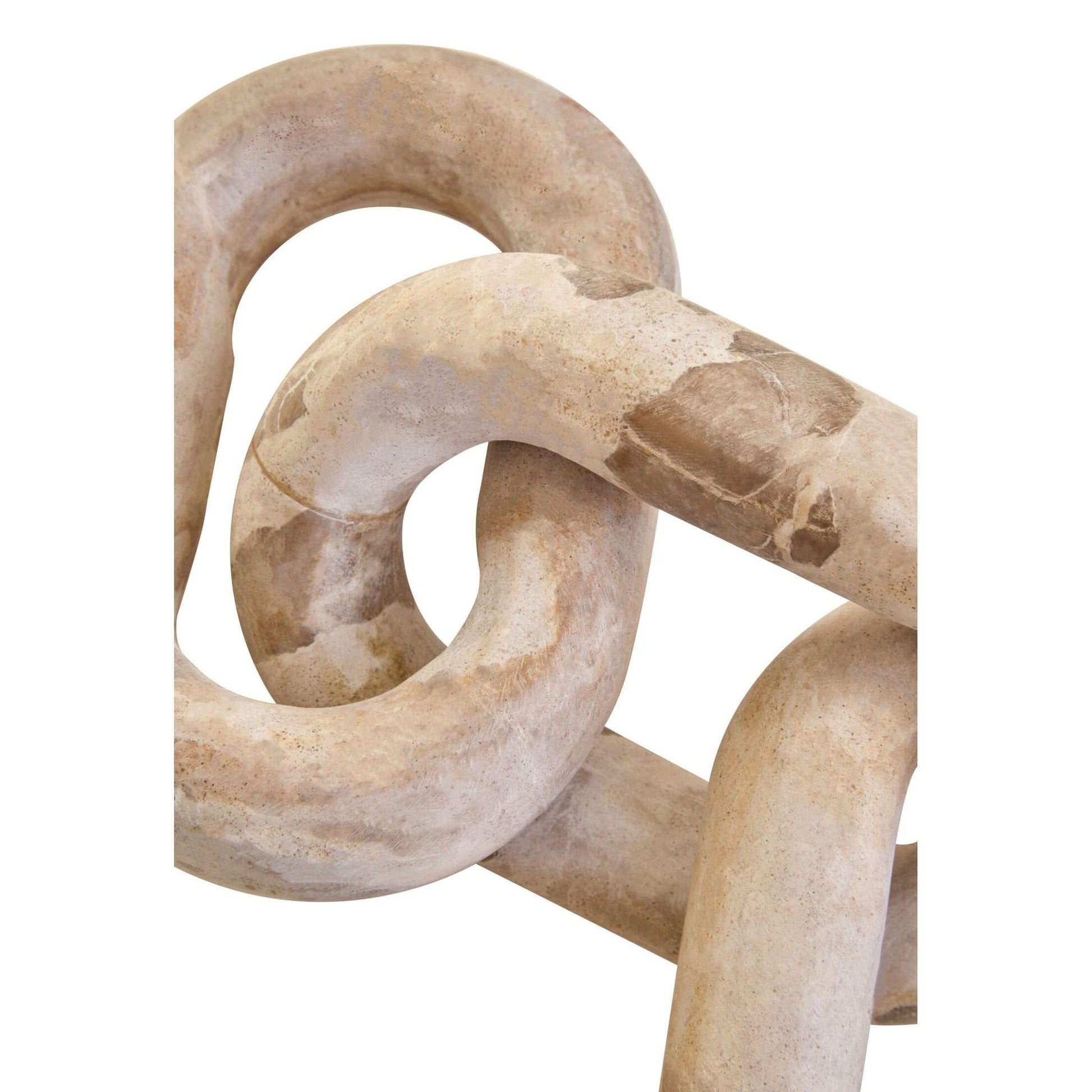 Santino Chocolate Marble Three Link Chain   Nicholas John Interiors