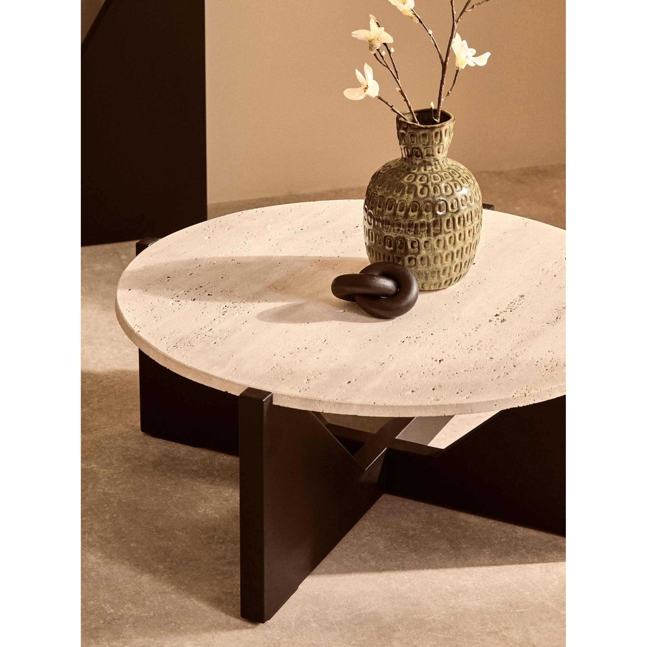 Cato Black Wood Small Knot Decor   Nicholas John Interiors