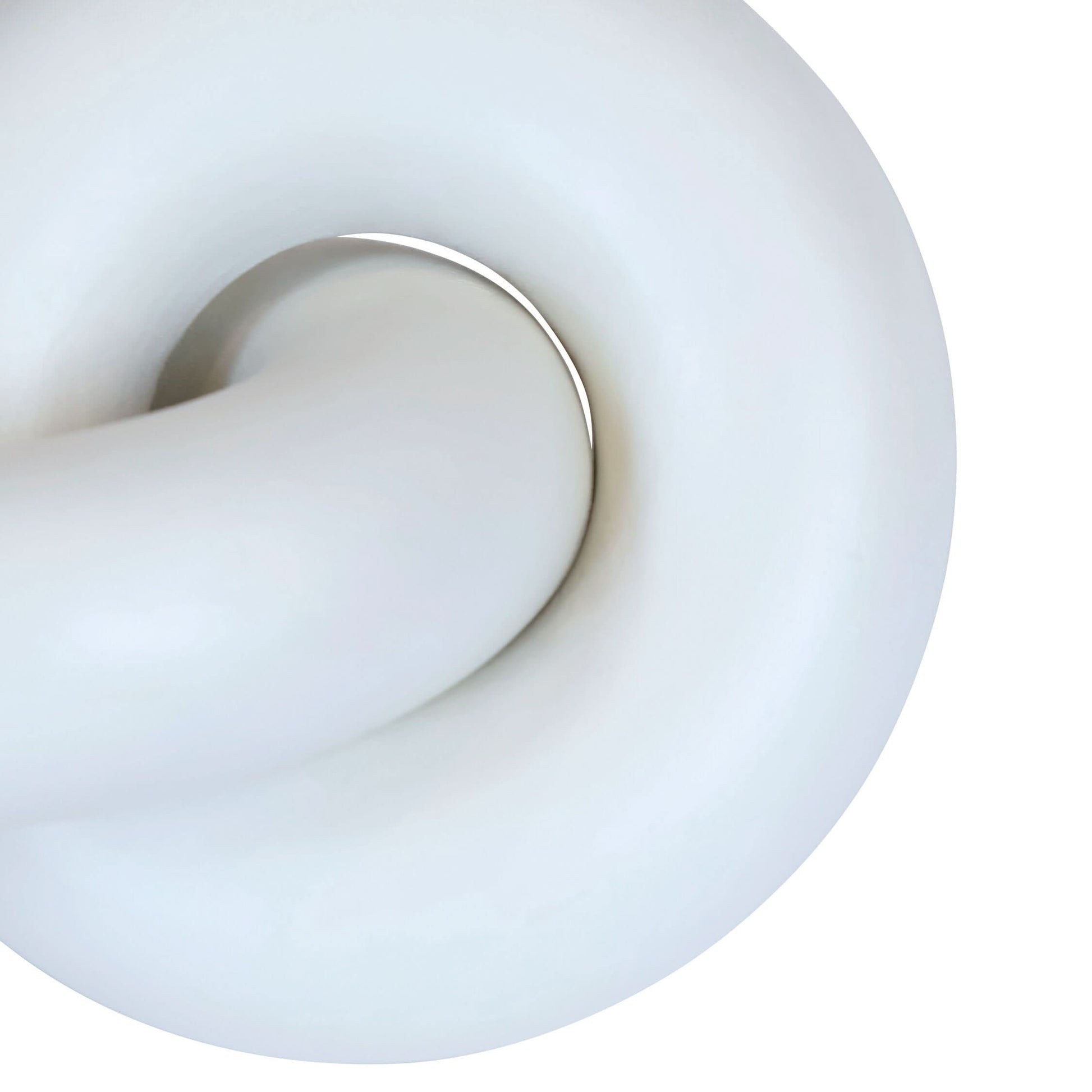 Cato White Wood Small Knot Decor   Nicholas John Interiors
