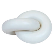Cato White Wood Small Knot Decor   Nicholas John Interiors