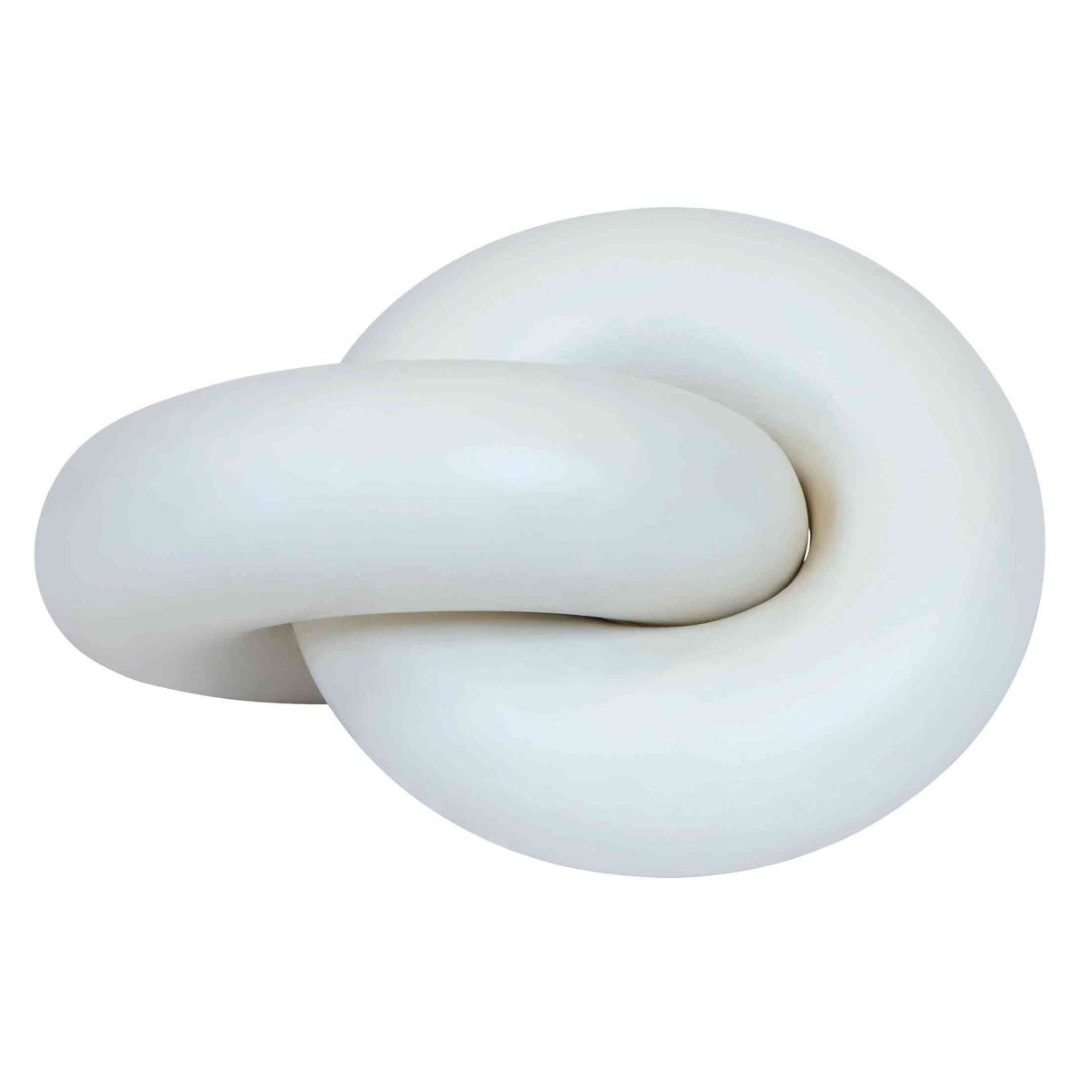 Cato White Wood Small Knot Decor   Nicholas John Interiors