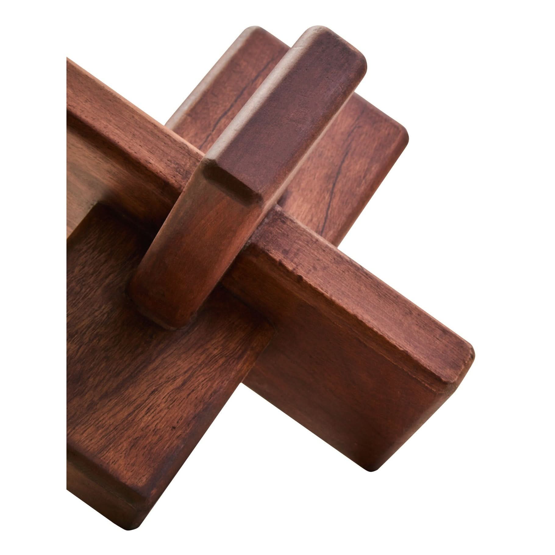 Cato Brown Wood Sculpture   Nicholas John Interiors