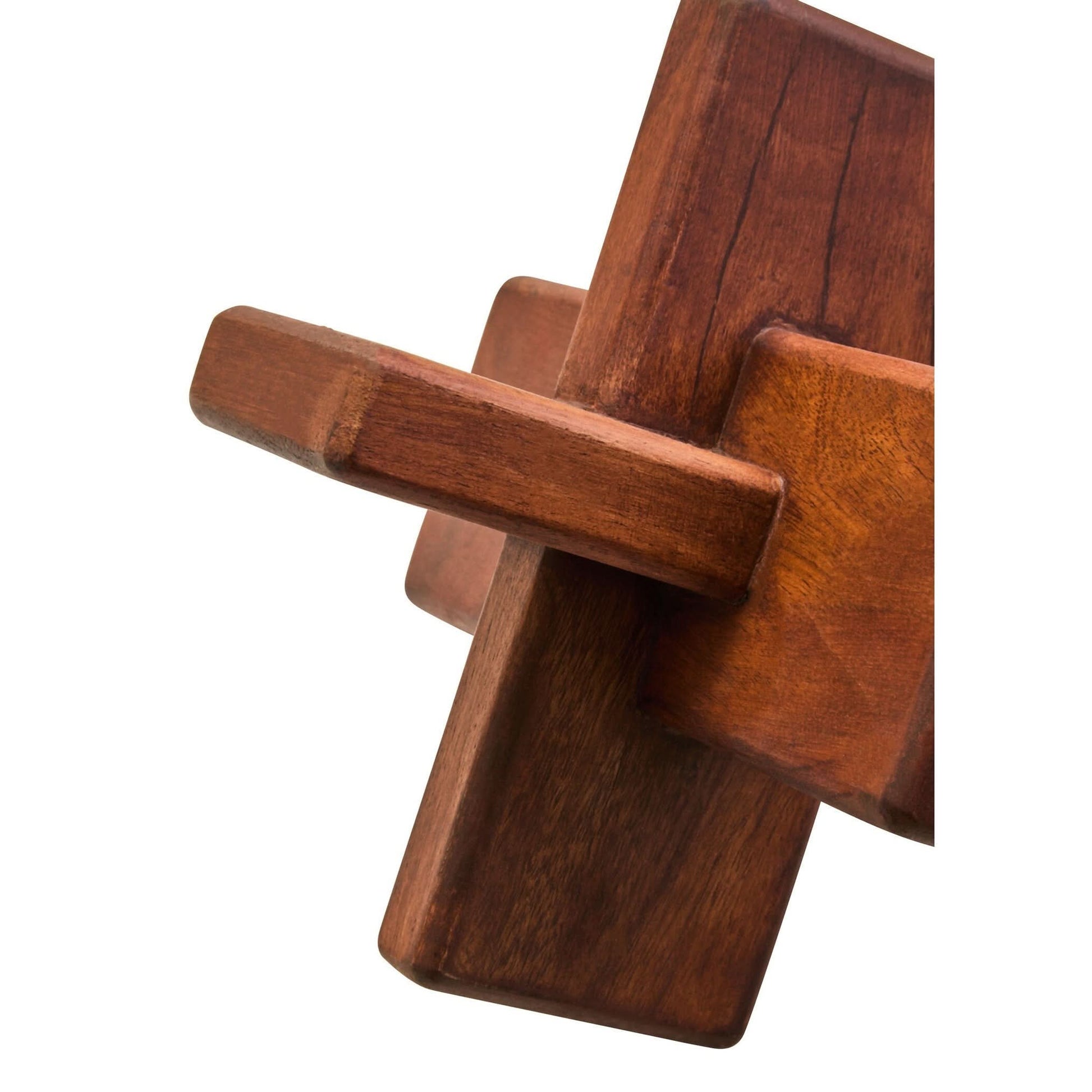 Cato Brown Wood Sculpture   Nicholas John Interiors