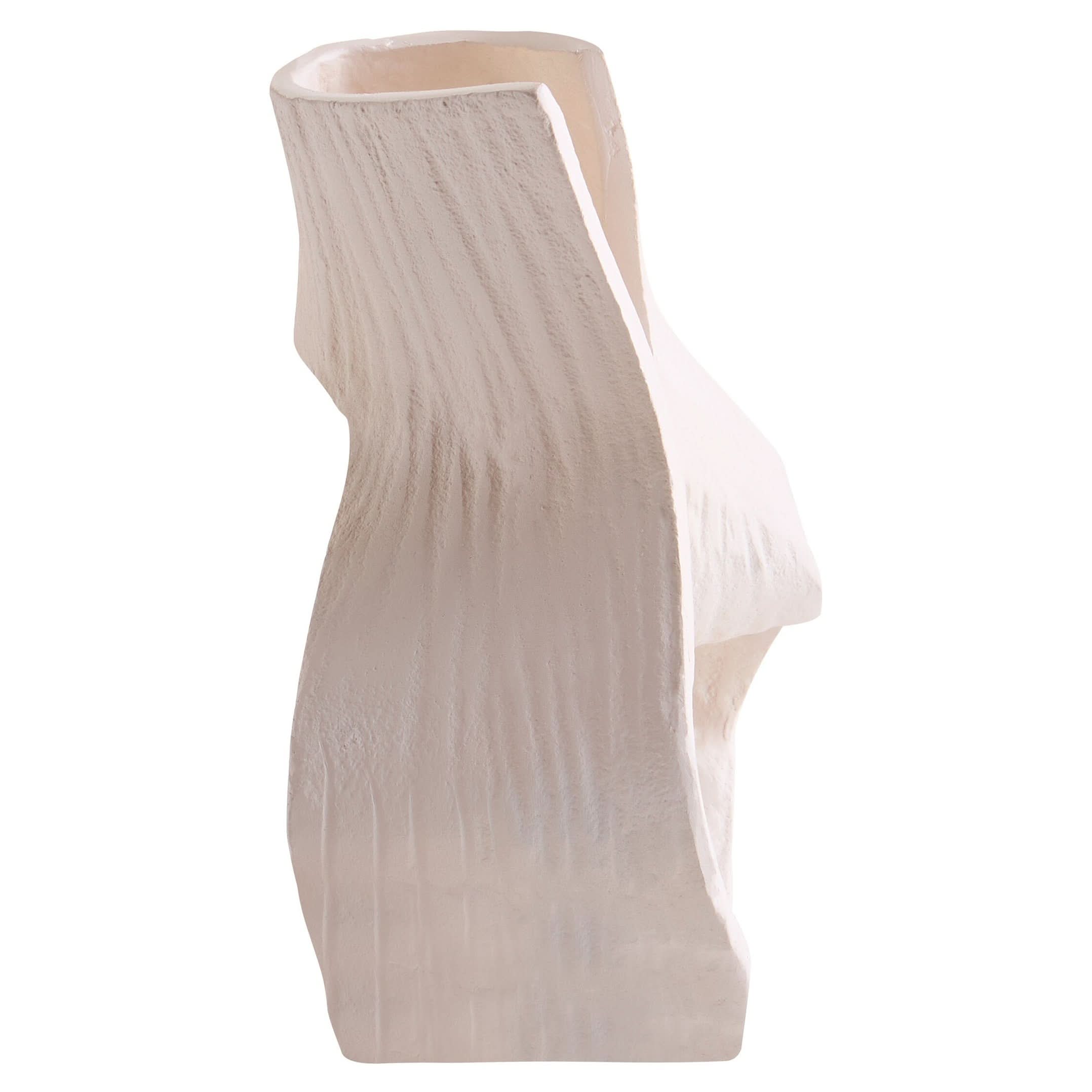 Prato Small Cream Abstract Swirl Sculpture   Nicholas John Interiors