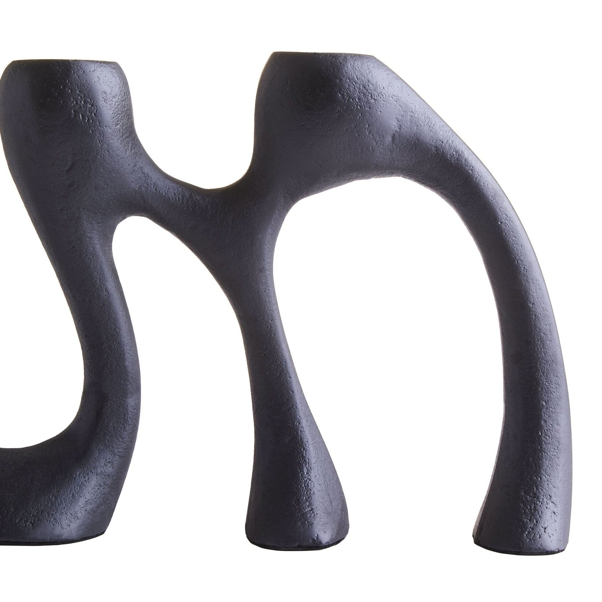 Prato Four Light Black Candle Holder   Nicholas John Interiors