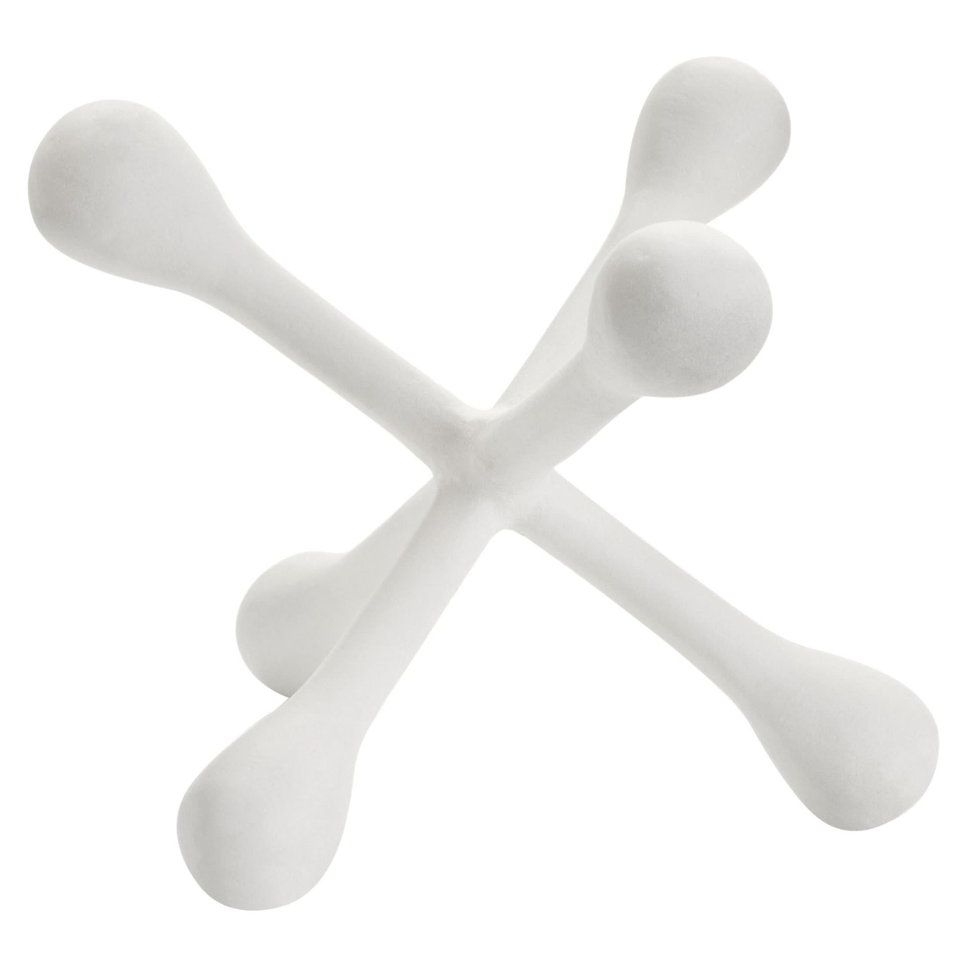 Prato Ivory Finish Jack Sculpture   Nicholas John Interiors