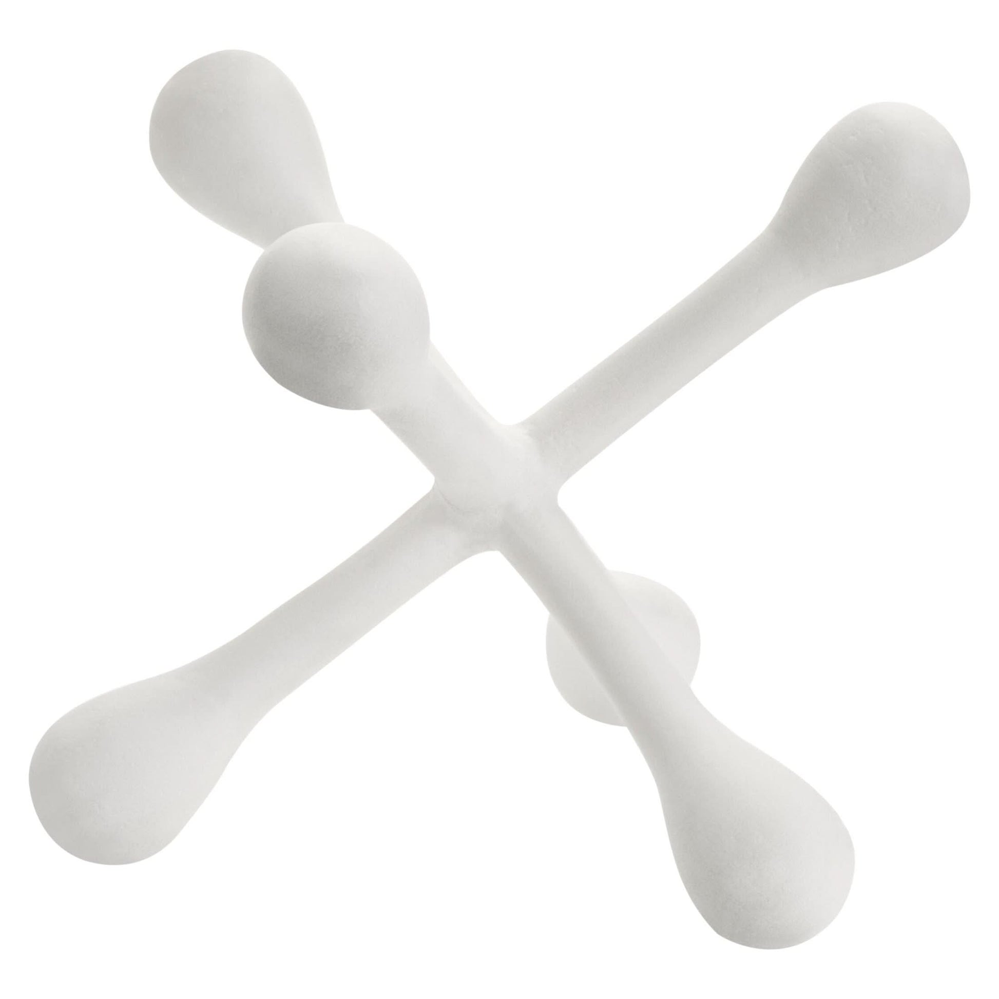 Prato Ivory Finish Jack Sculpture   Nicholas John Interiors