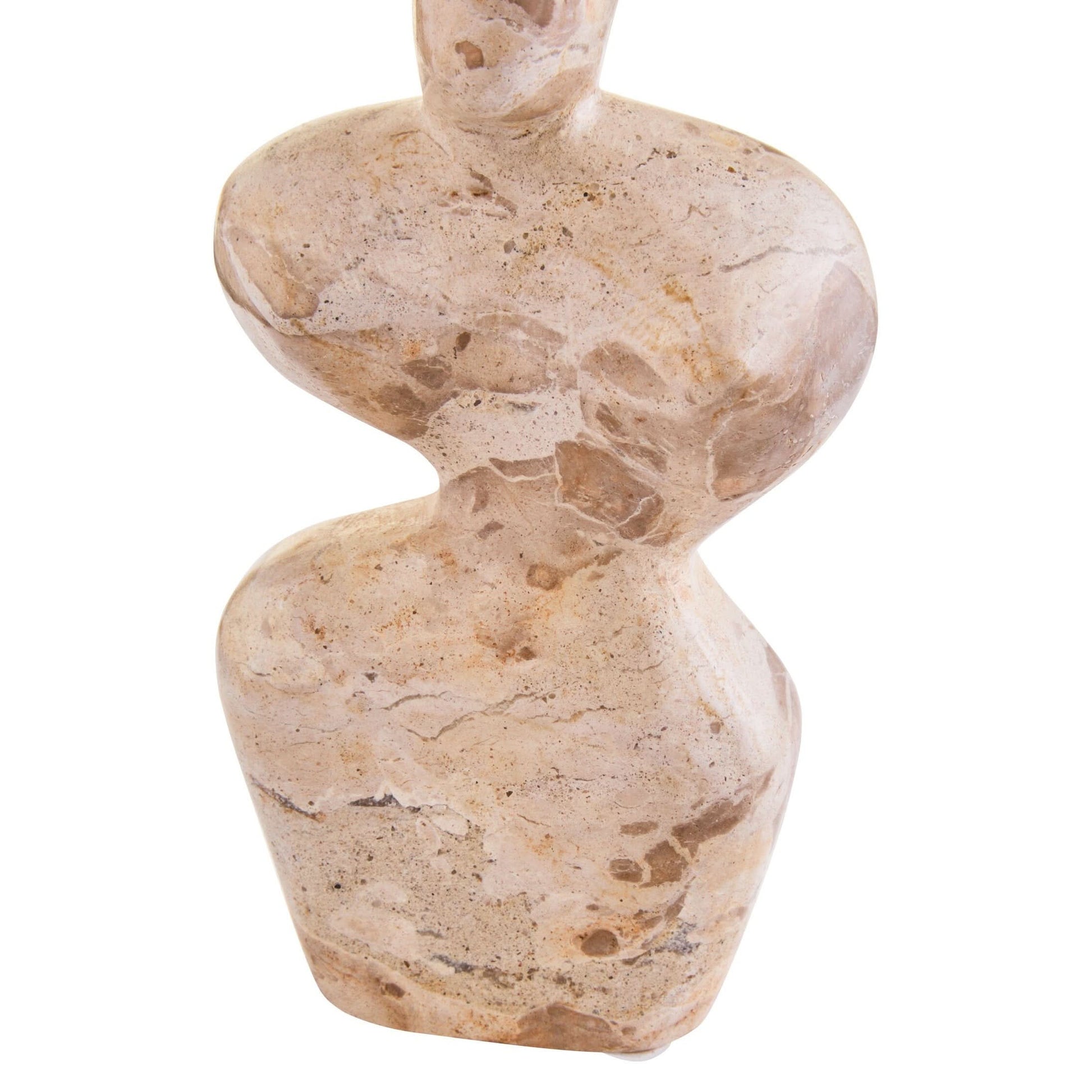 Santino Chocolate Marble Abstract Sculpture   Nicholas John Interiors