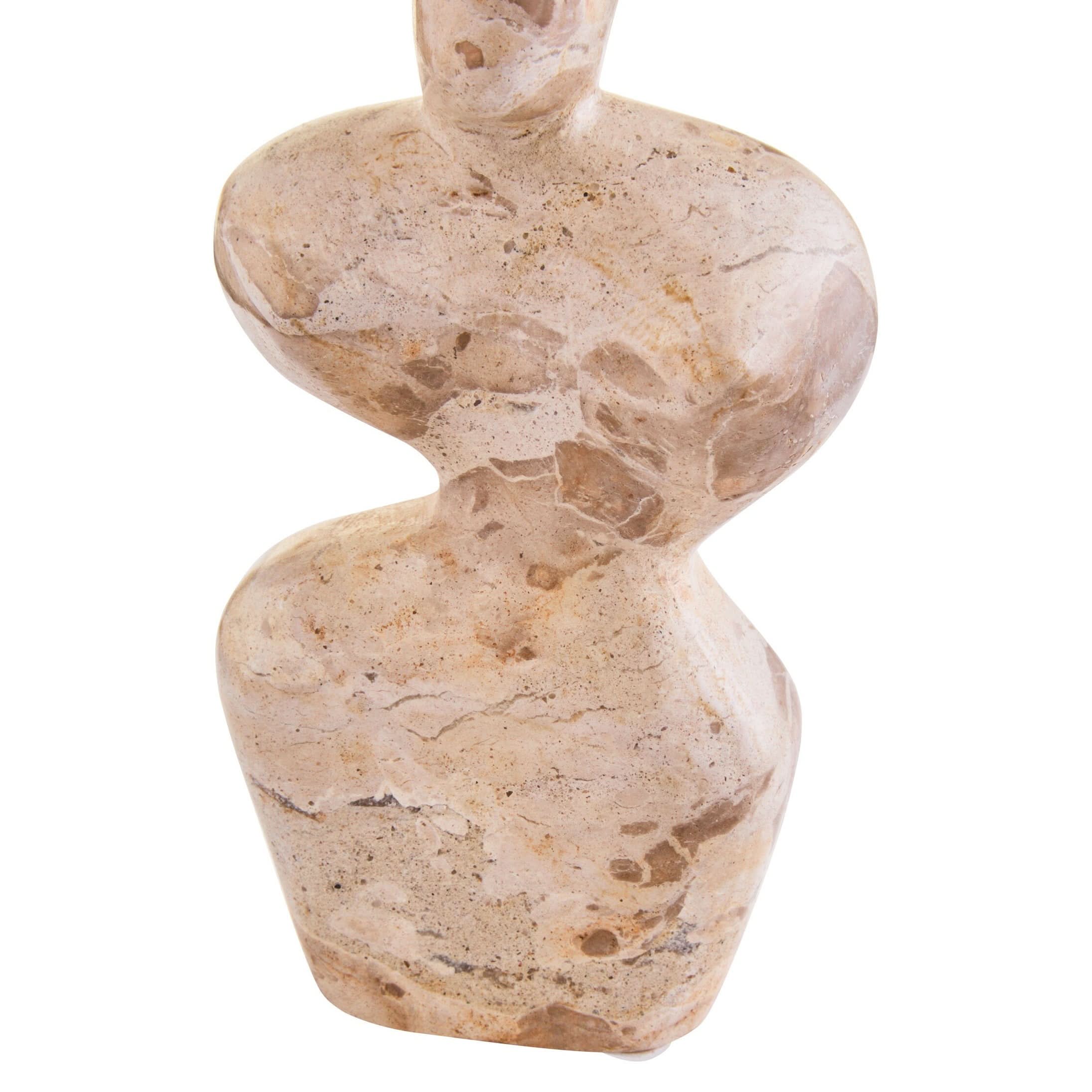Santino Chocolate Marble Abstract Sculpture   Nicholas John Interiors