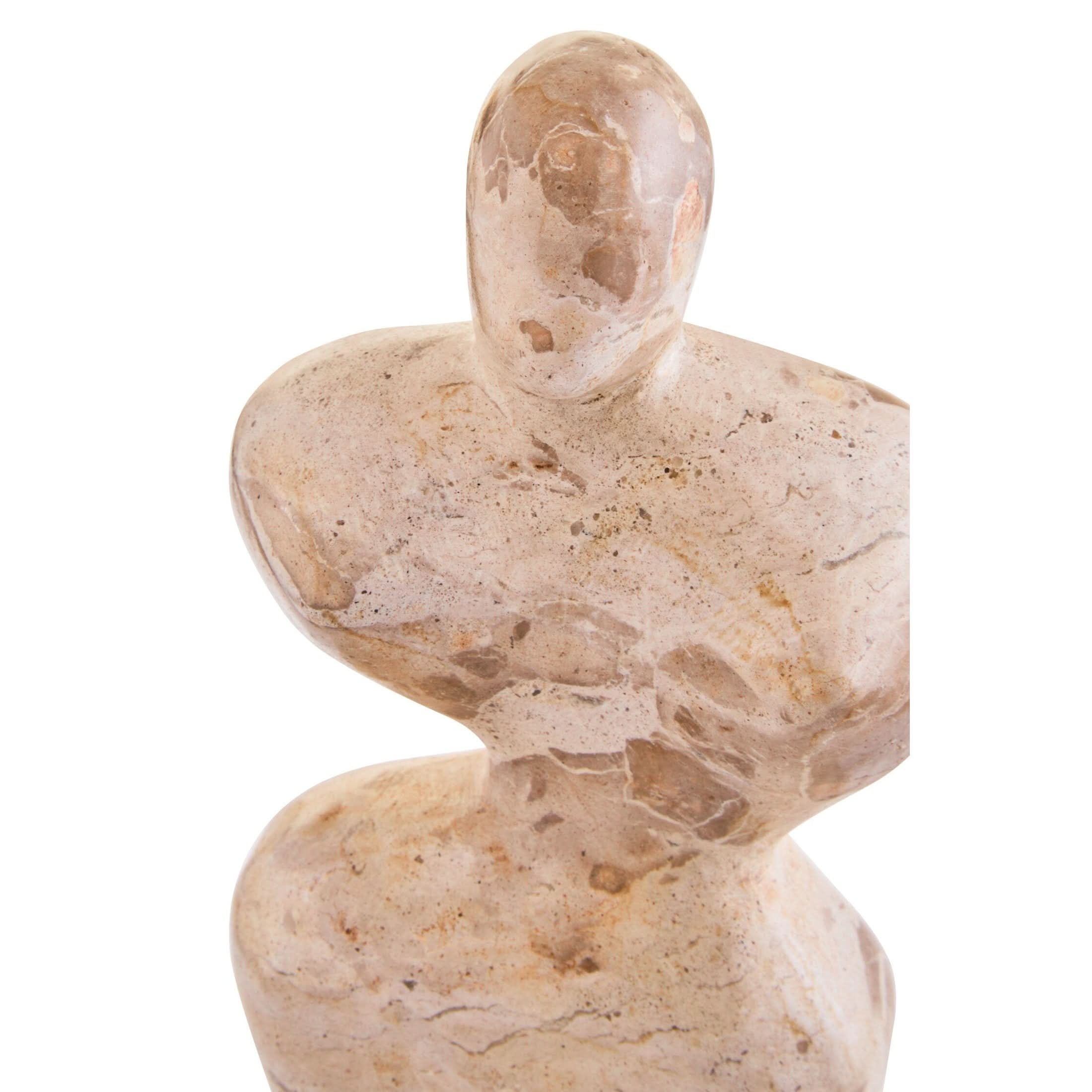 Santino Chocolate Marble Abstract Sculpture   Nicholas John Interiors