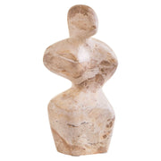 Santino Chocolate Marble Abstract Sculpture   Nicholas John Interiors