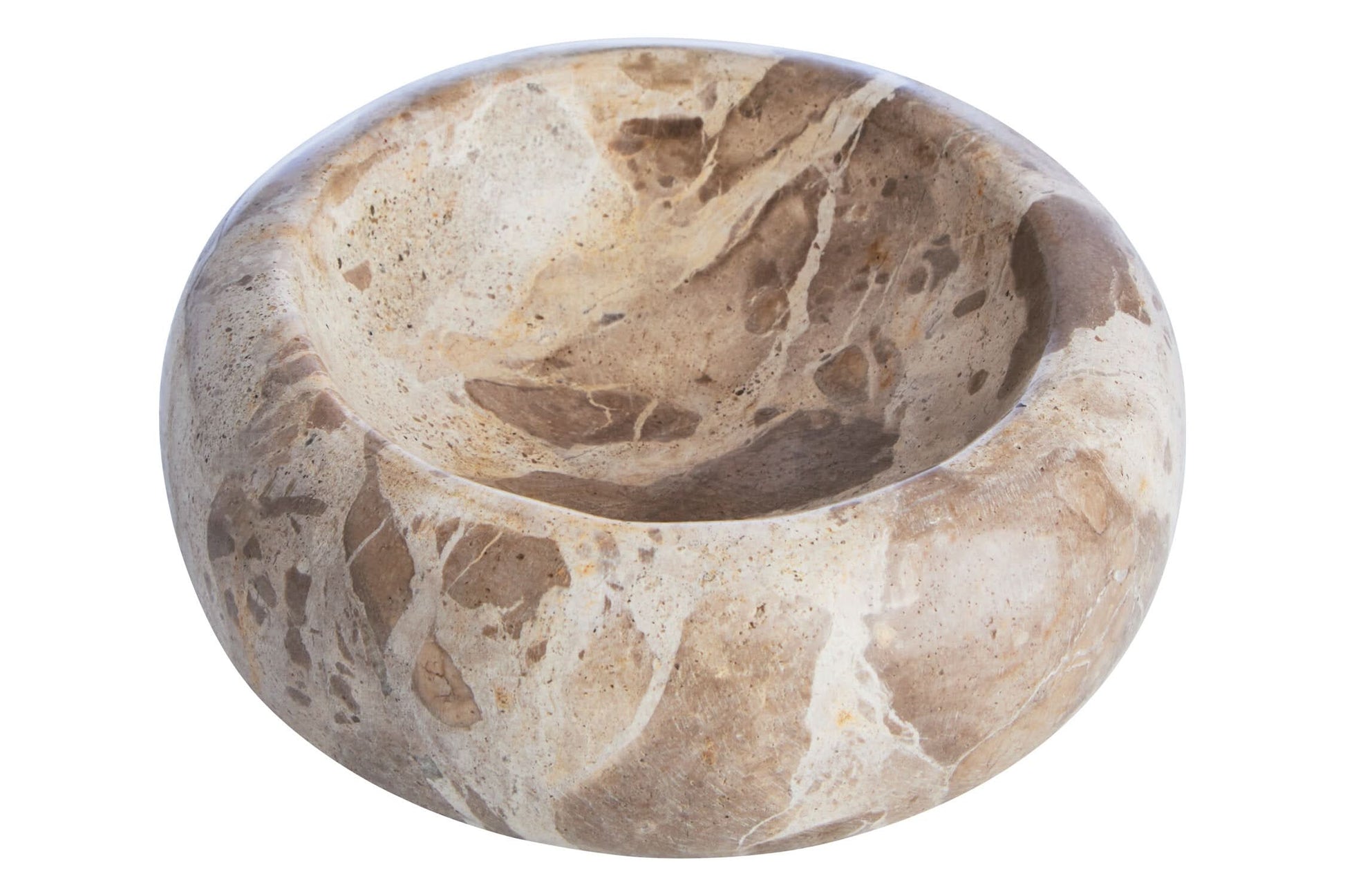 Santino Chocolate Marble Trinket Bowl   Nicholas John Interiors