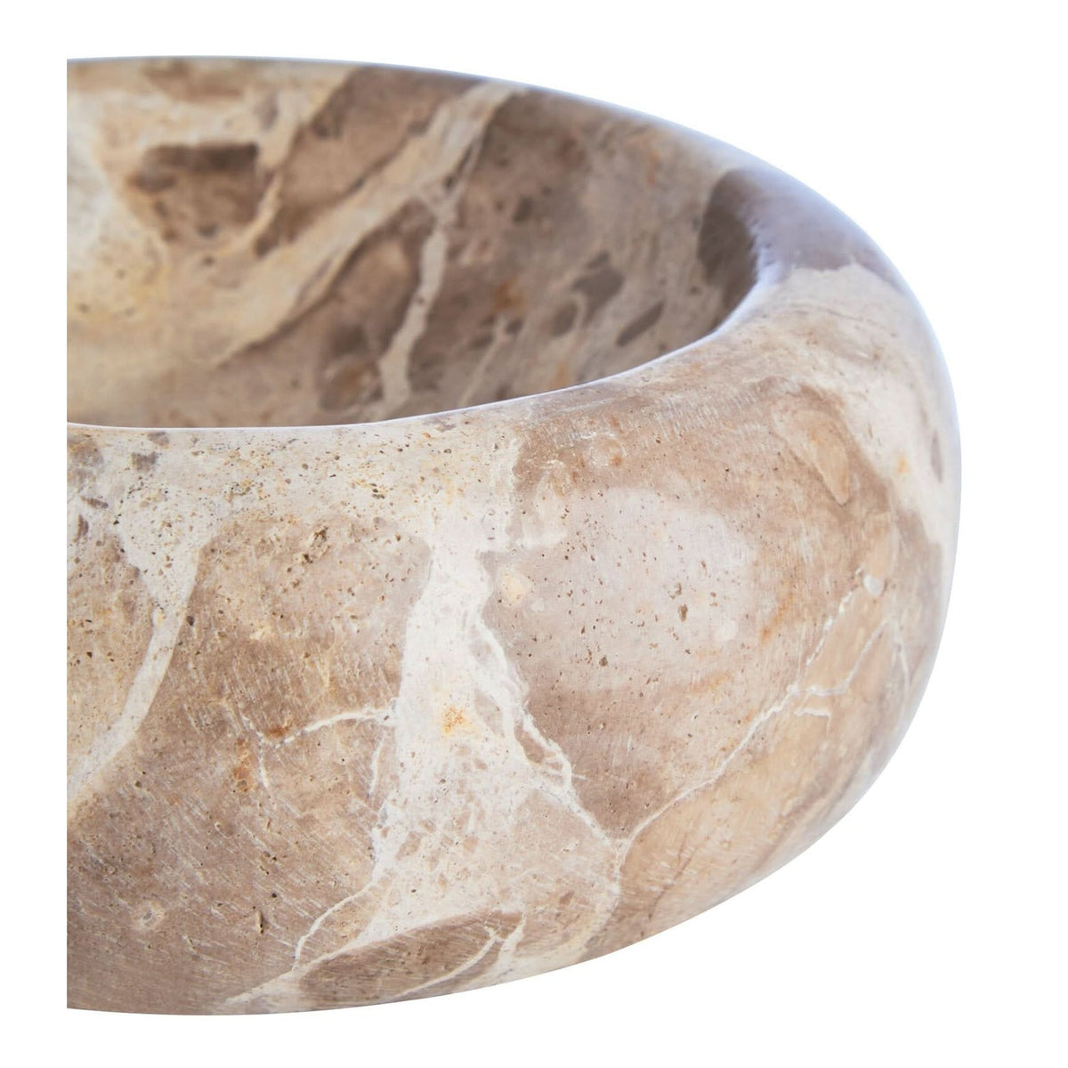 Santino Chocolate Marble Trinket Bowl   Nicholas John Interiors