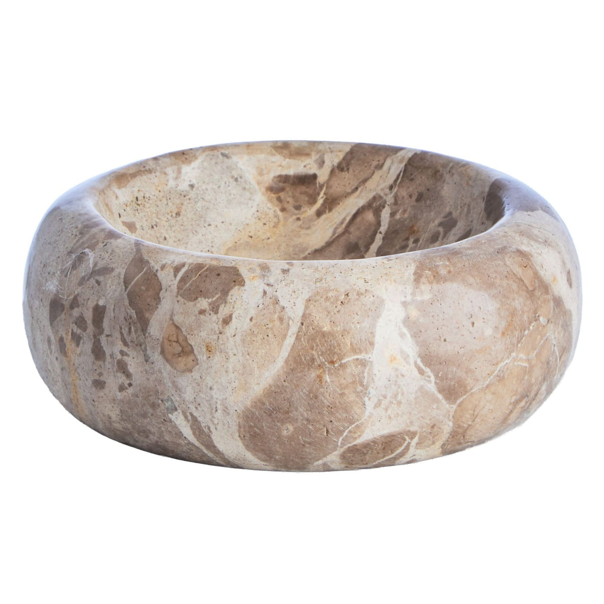 Santino Chocolate Marble Trinket Bowl   Nicholas John Interiors
