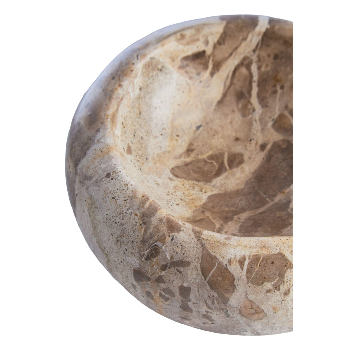 Santino Chocolate Marble Trinket Bowl   Nicholas John Interiors