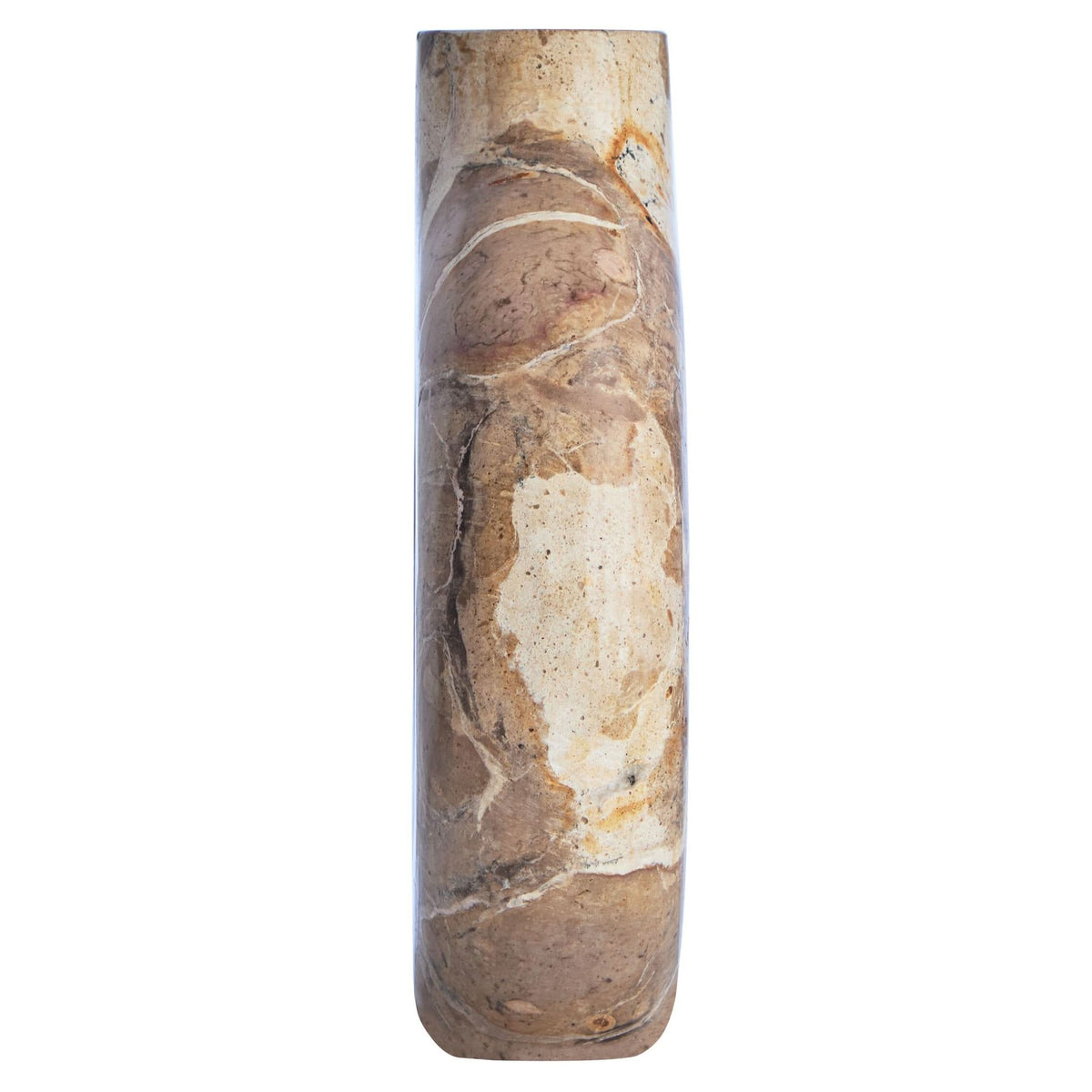 Santino Chocolate Marble Vase   Nicholas John Interiors