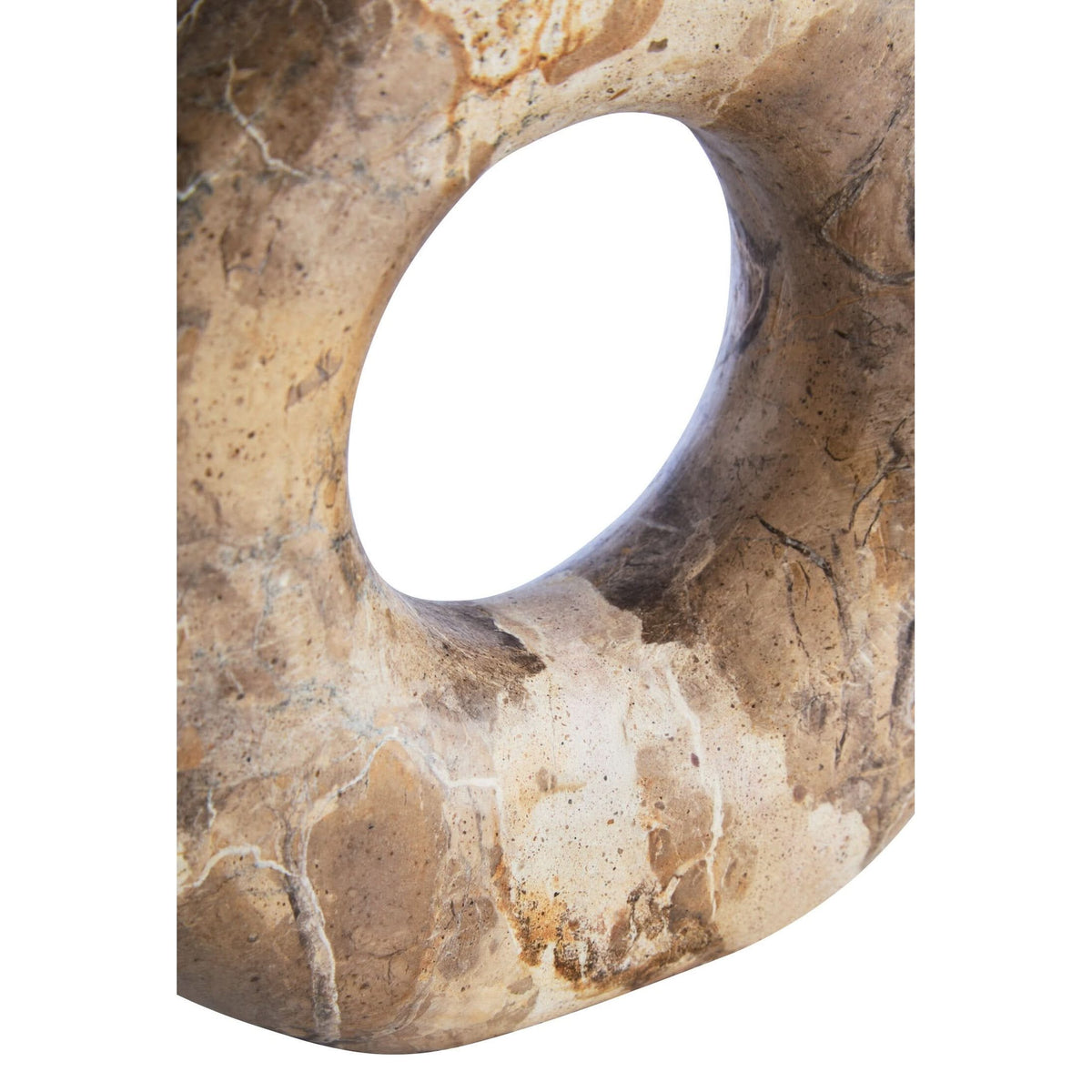 Santino Chocolate Marble Vase   Nicholas John Interiors