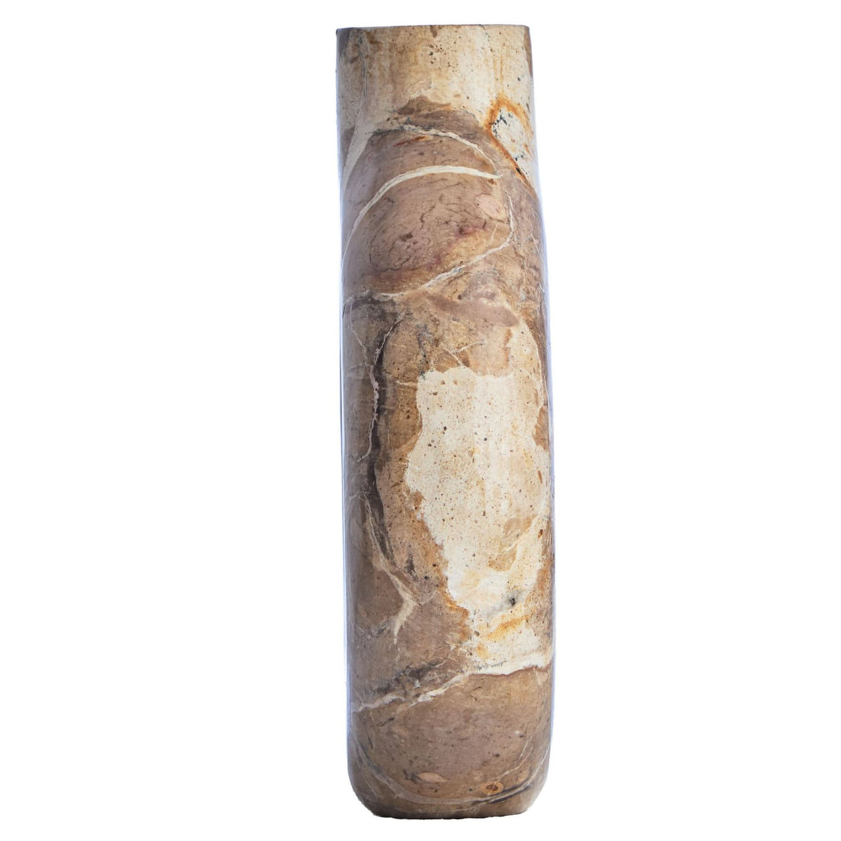 Santino Chocolate Marble Vase   Nicholas John Interiors