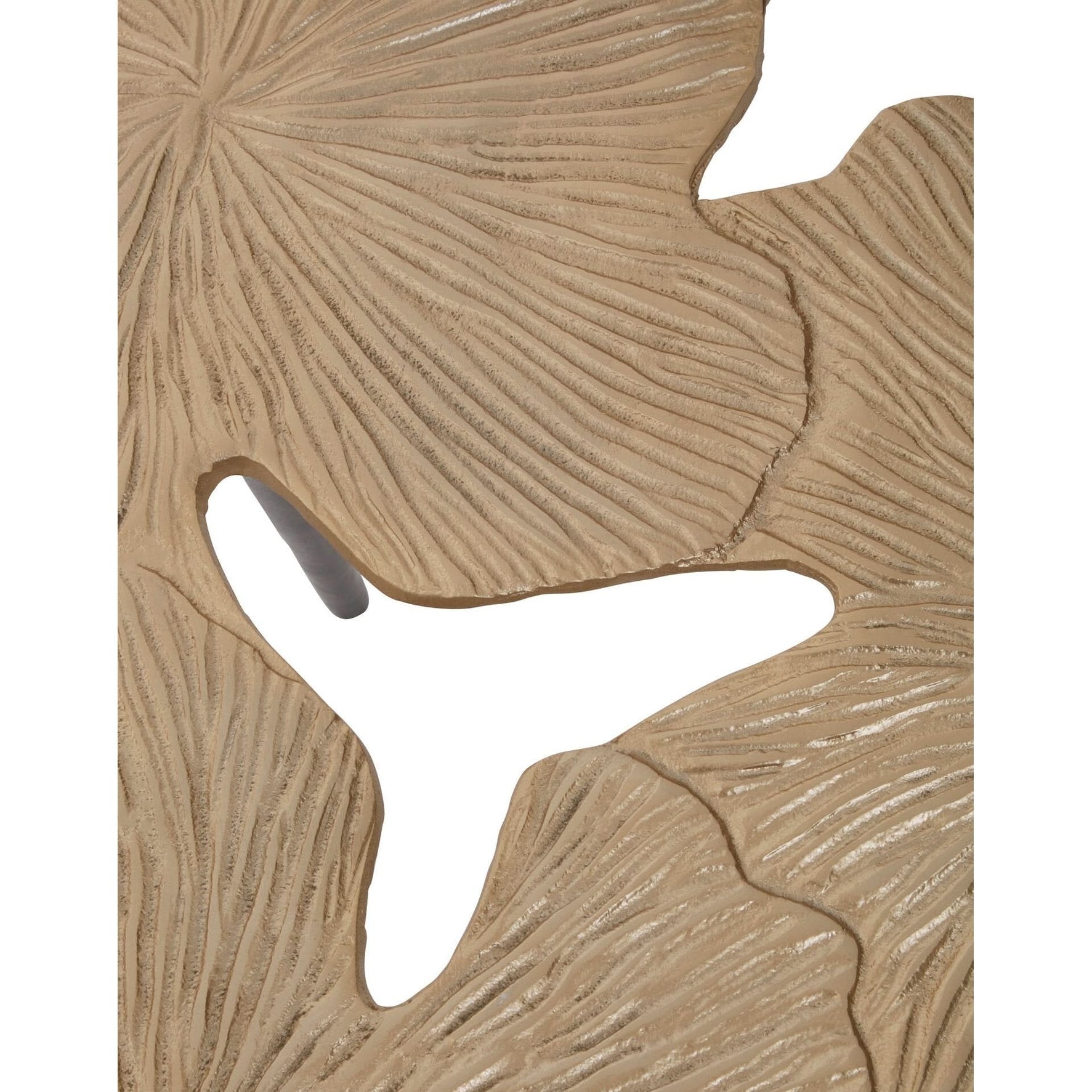 Prato Gingko Gold Top Large Side Table   Nicholas John Interiors