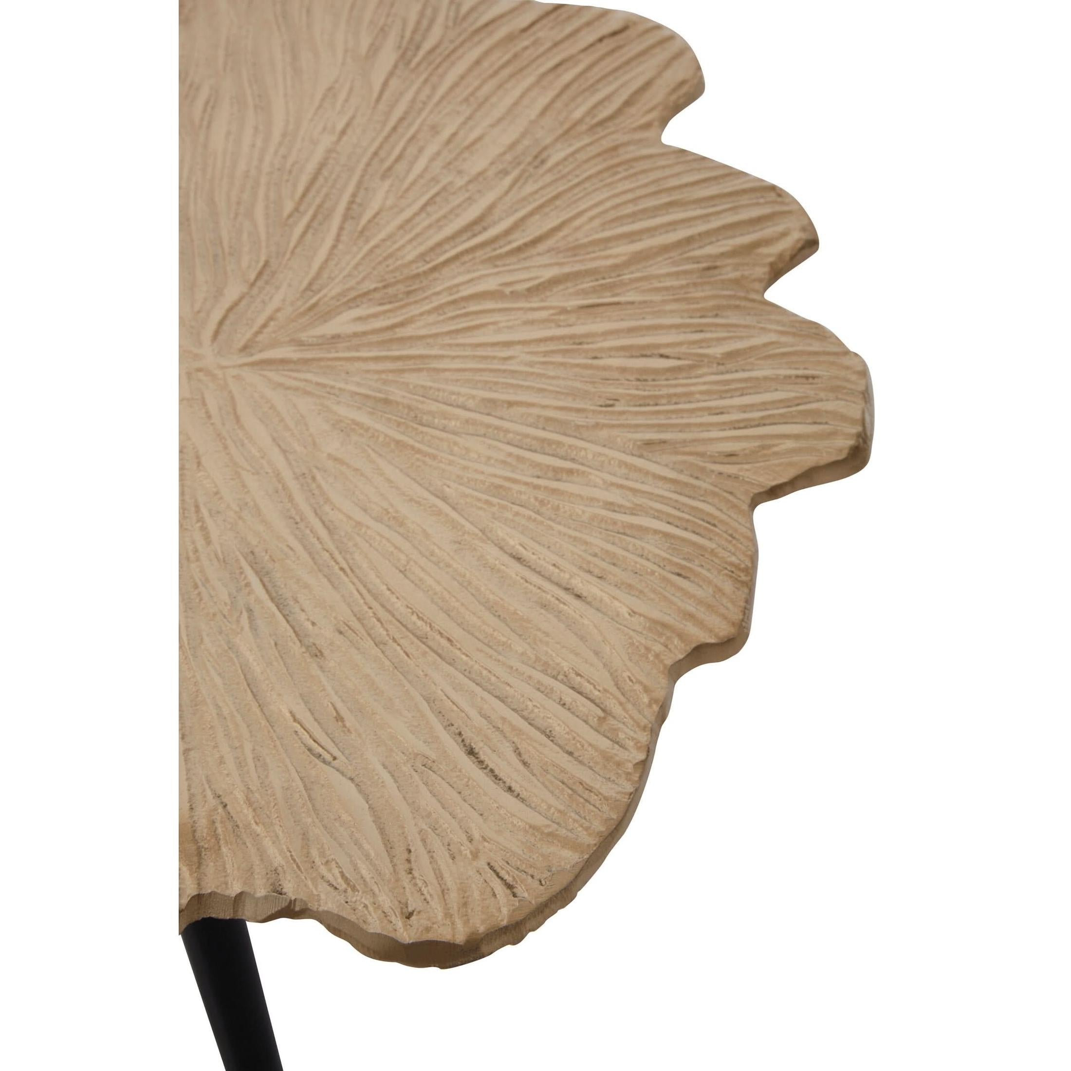 Prato Gingko Gold Top Large Side Table   Nicholas John Interiors