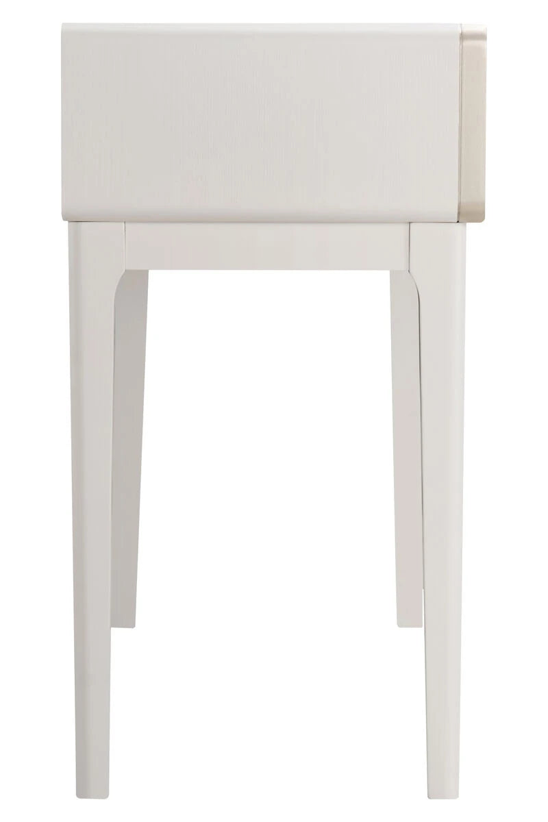 Femelle Cream 2 Drawer Console Dressing Table with Champagne Trim