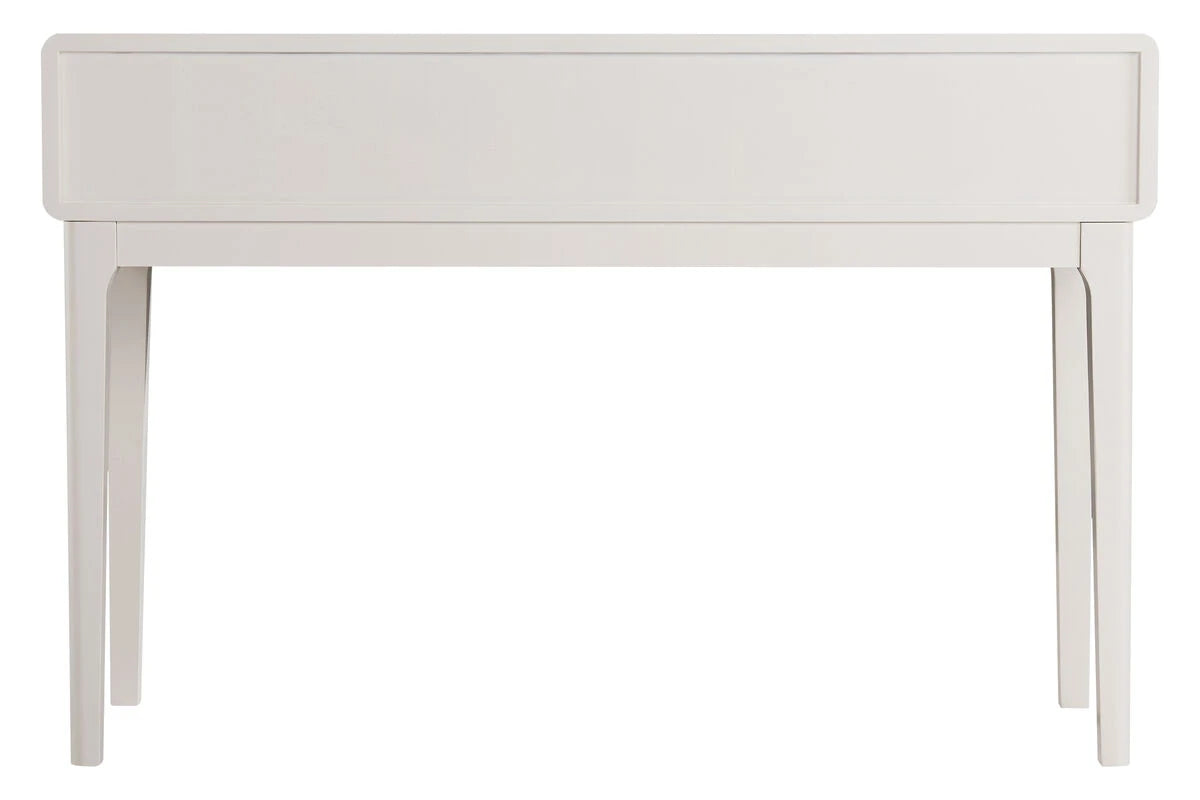 Femelle Cream 2 Drawer Console Dressing Table with Champagne Trim