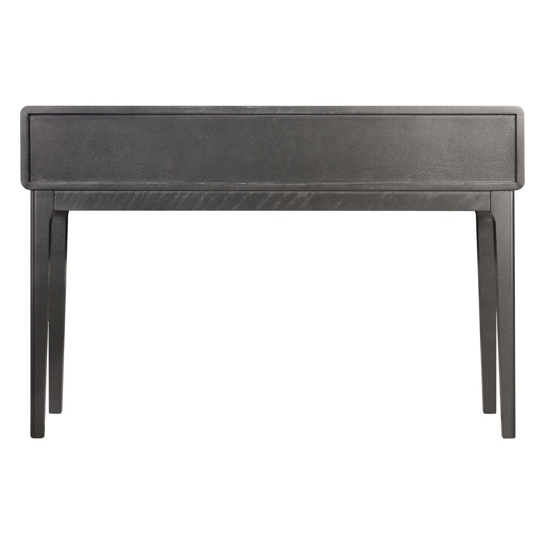 Femelle Brown Grey Wood Veneer 2 Drawer Console Dressing Table
