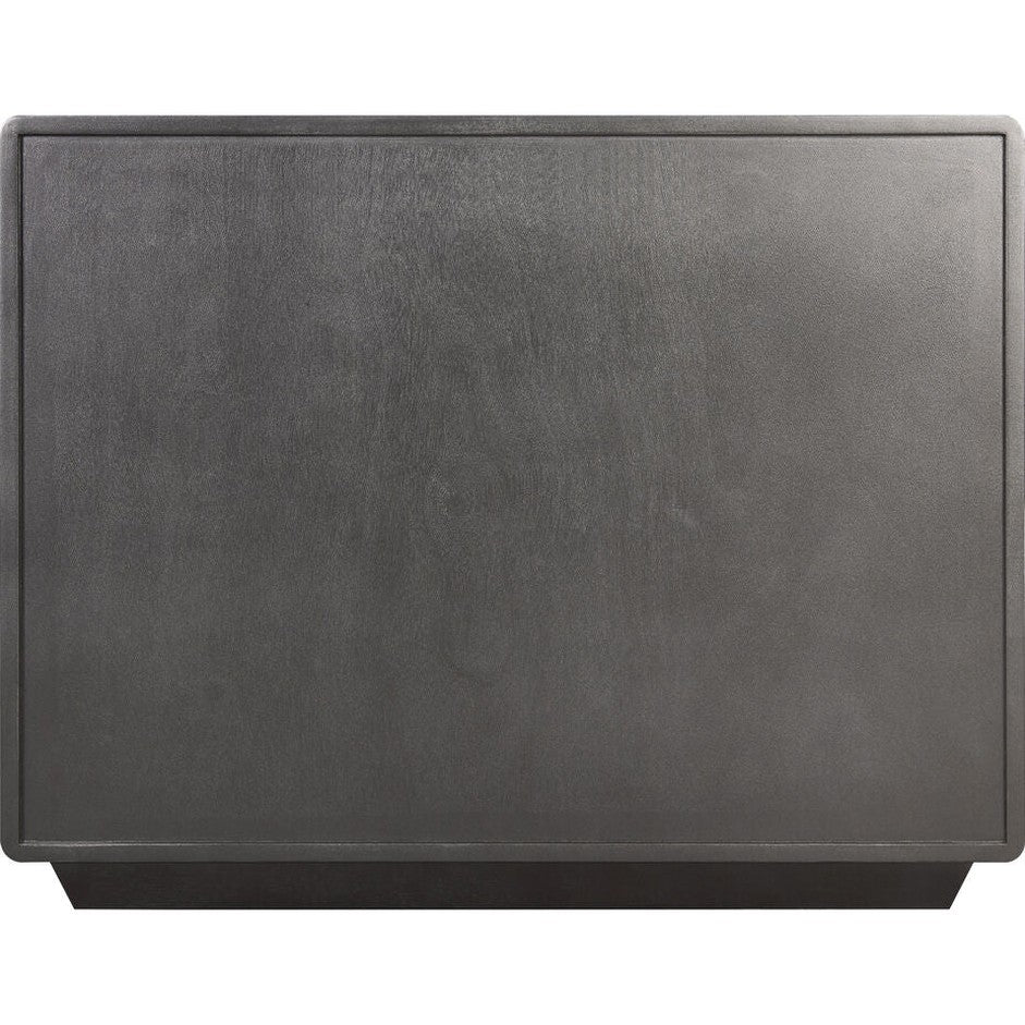 Femelle Brown Grey Wood Veneer 3 Drawer Chest