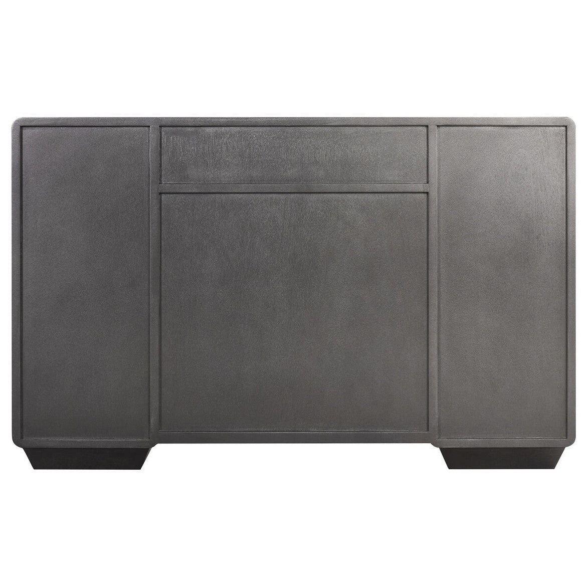 Femelle Brown Grey Wood Veneer 7 Drawer Dressing Table