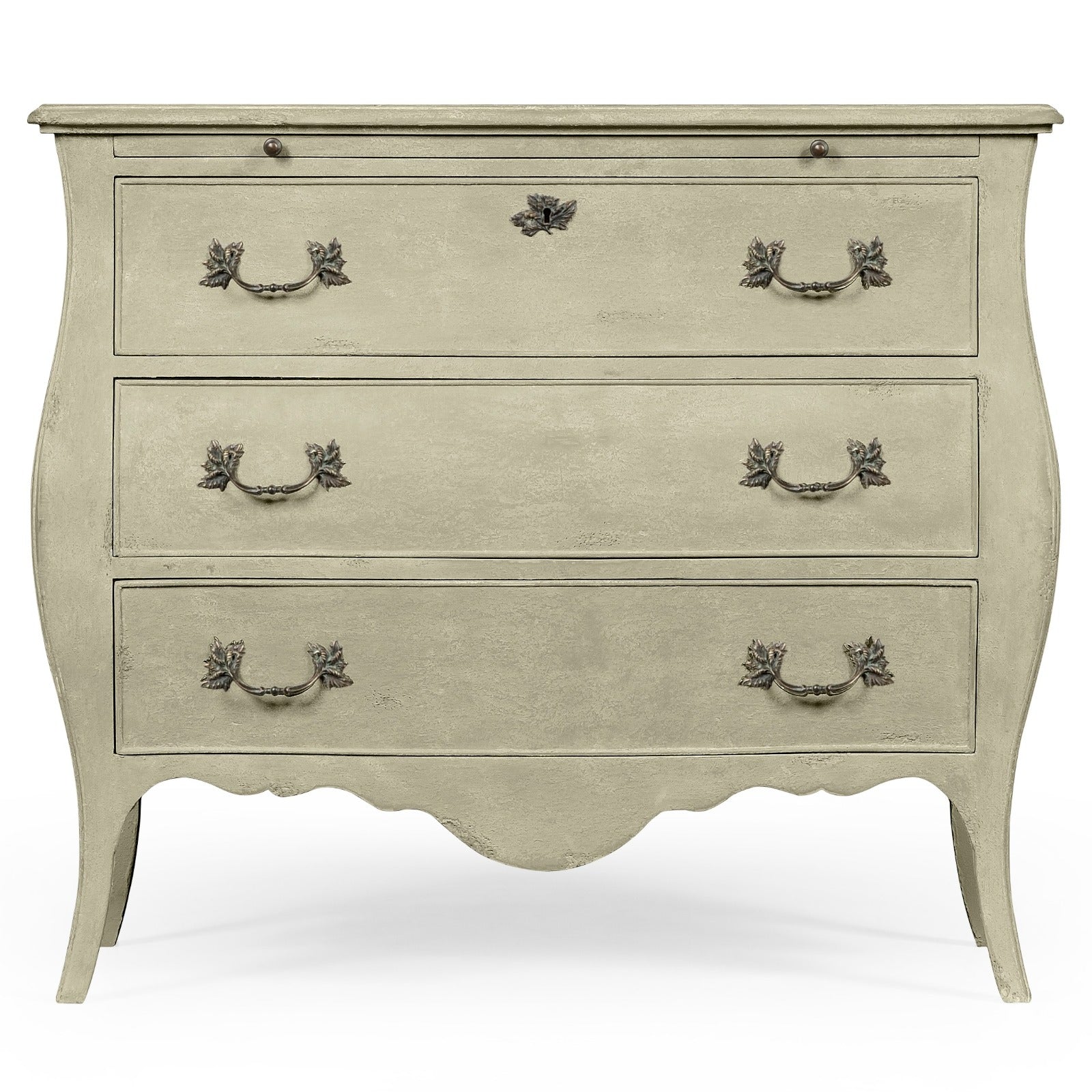Jonathan Charles Chest of Drawers Bombe in Grey
