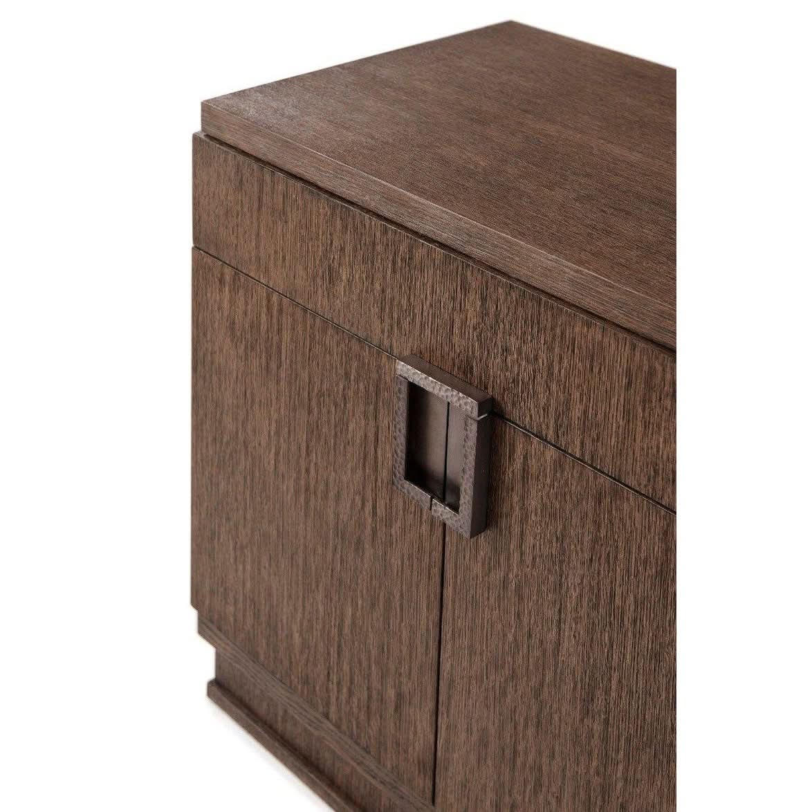 Theodore Alexander Matteo Bedside Chest in Charteris Finish   Nicholas John Interiors