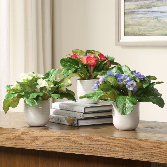 Uttermost Trilogy Primrose Accents In Vases Set of 3