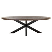 Richmond Interiors Watson Dining Table in Dark Brown  Nicholas John Interiors