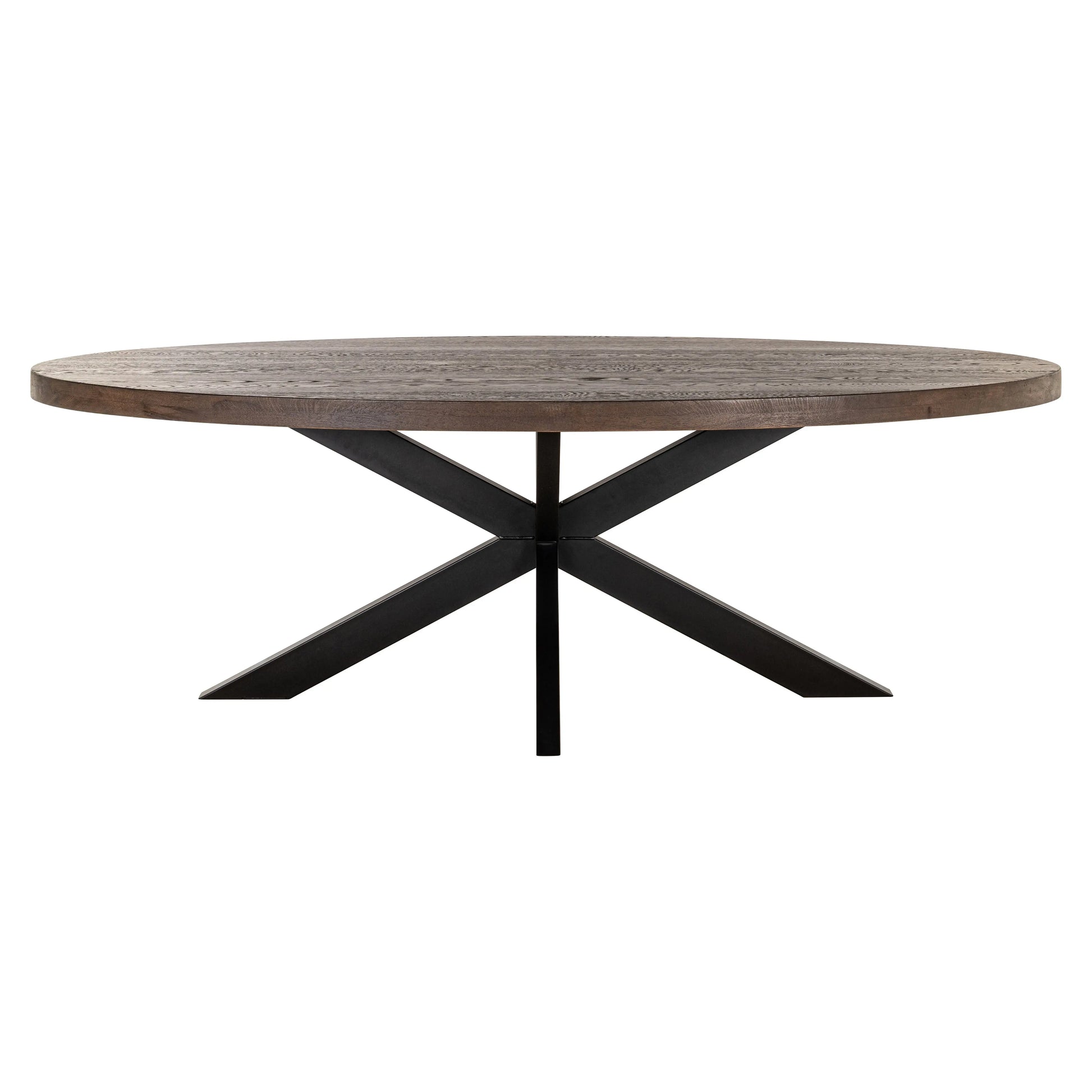 Richmond Interiors Watson Dining Table in Dark Brown  Nicholas John Interiors