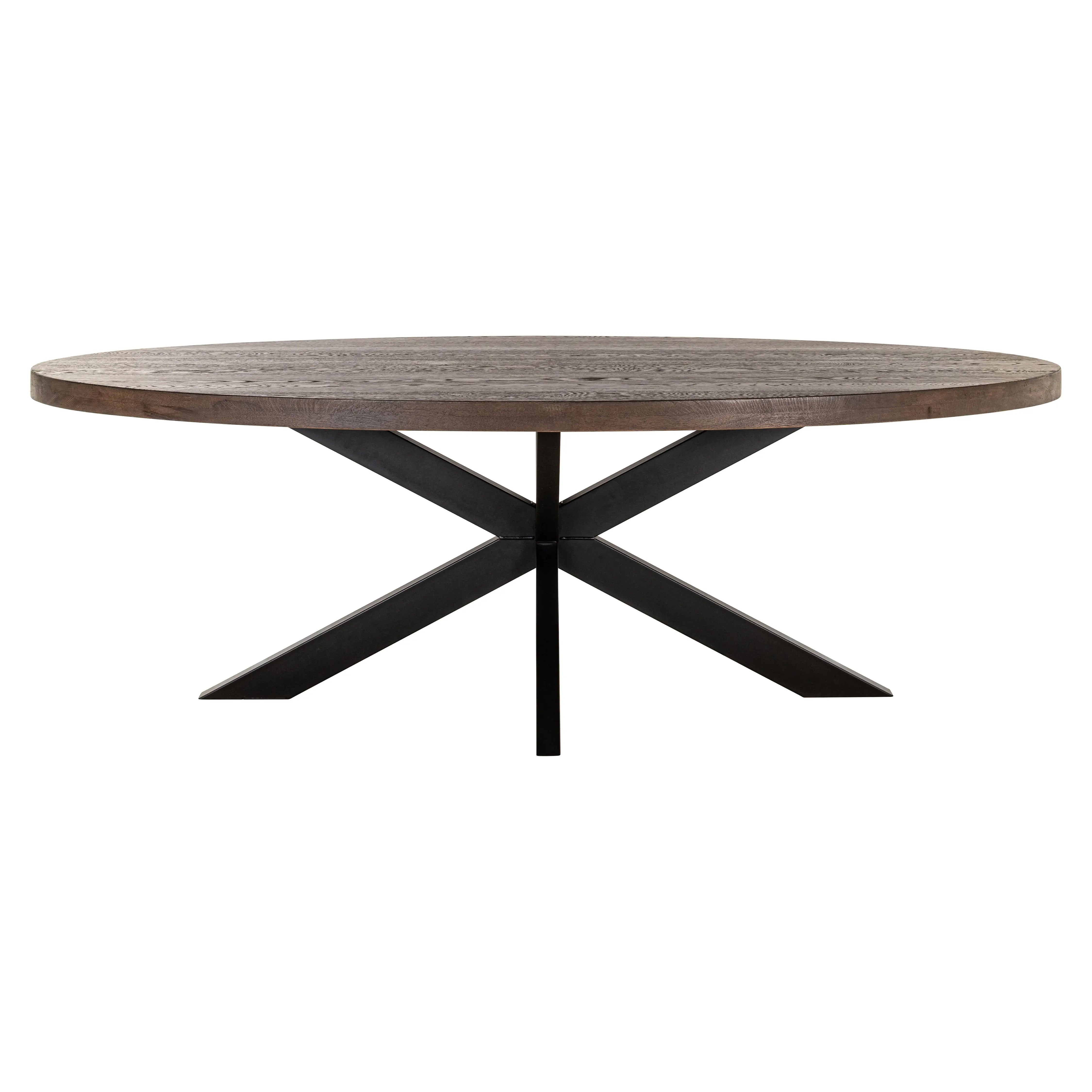 Richmond Interiors Watson Dining Table in Dark Brown  Nicholas John Interiors