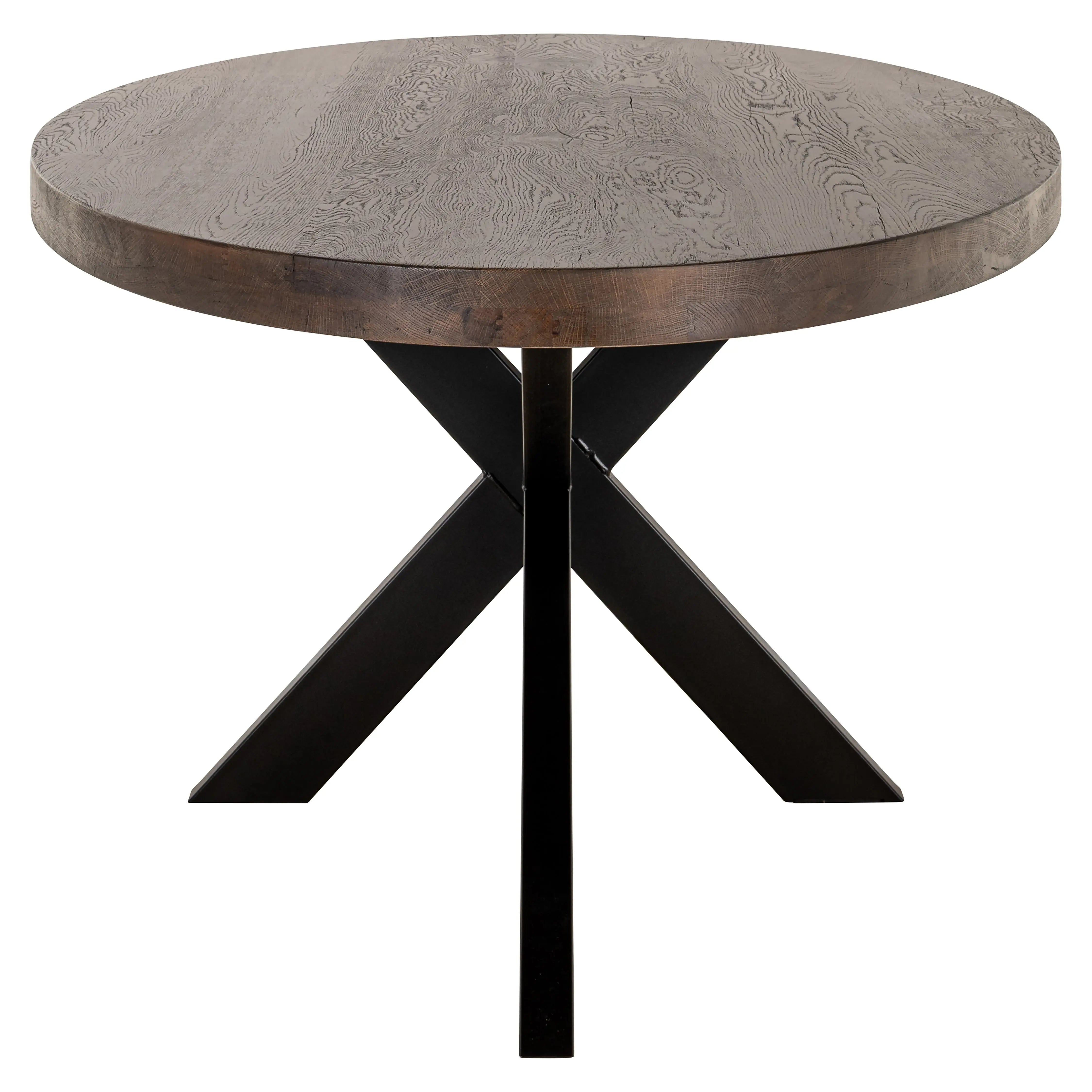 Richmond Interiors Watson Dining Table in Dark Brown  Nicholas John Interiors