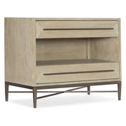 Hooker Furniture Cascade Two-Drawer Bedside Table