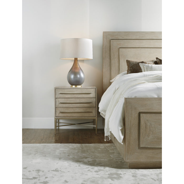 Hooker Furniture Cascade Three-Drawer Bedside Table