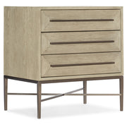 Hooker Furniture Cascade Three-Drawer Bedside Table